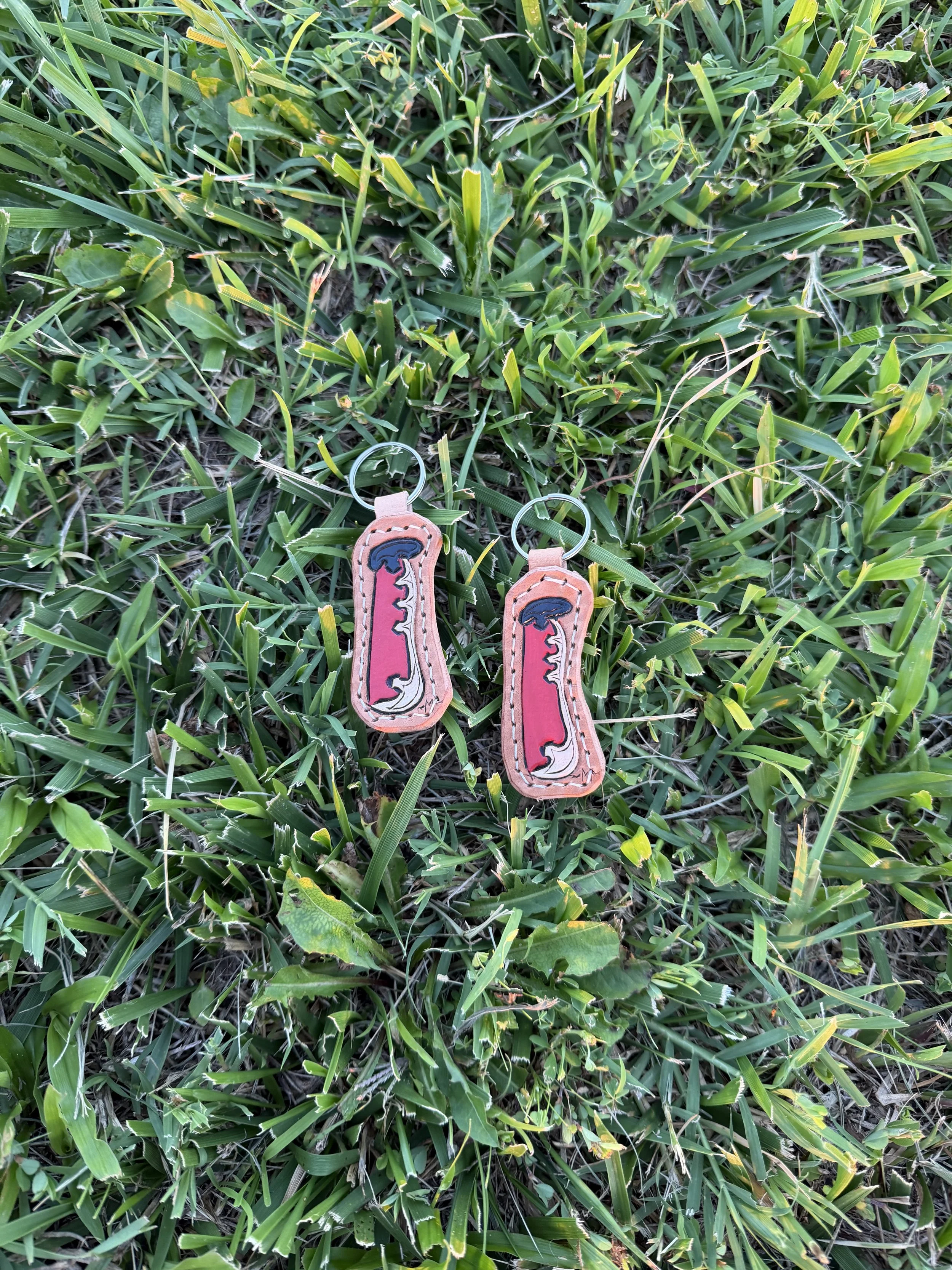 Red Chap Purse Charm