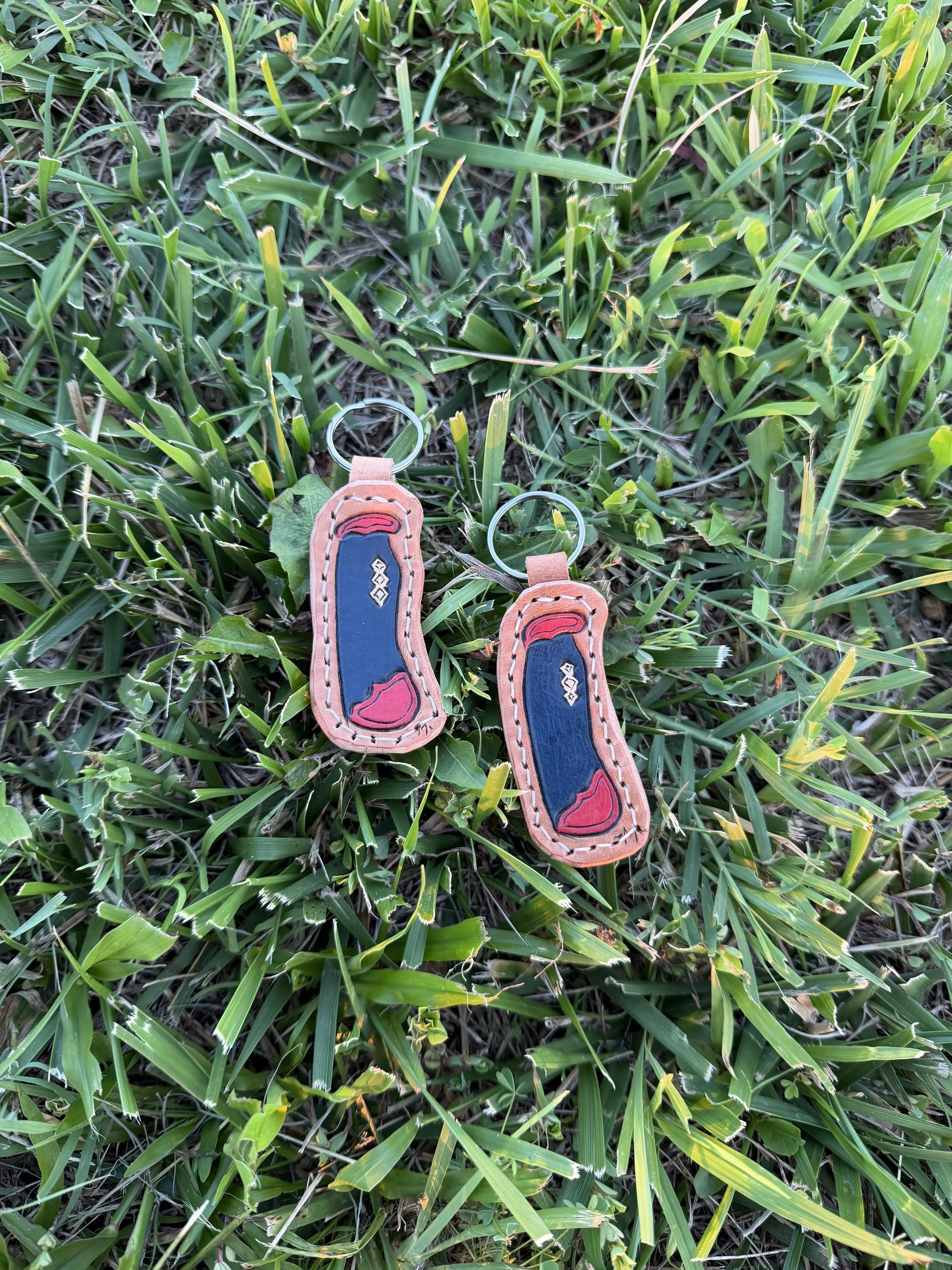 Blue Chap Purse Charm