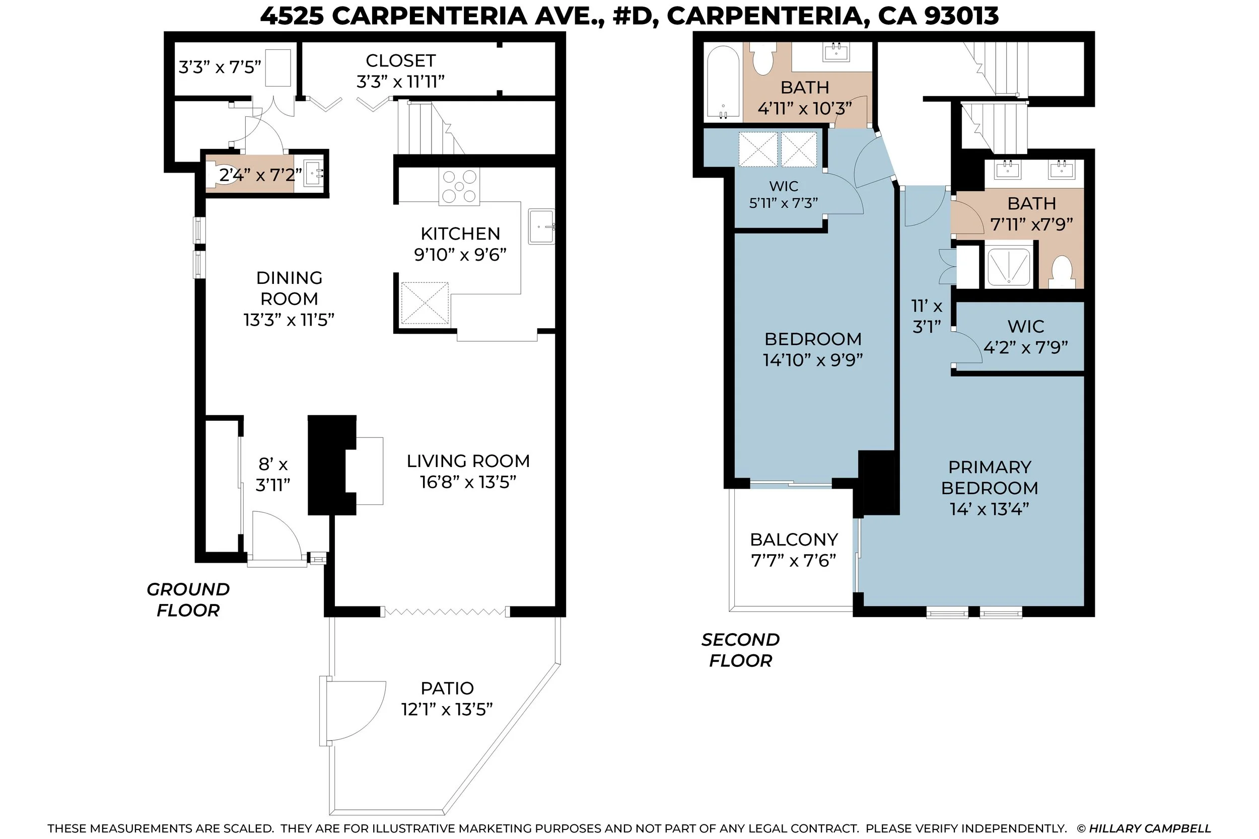 4525 Carpinteria Ave. #D FloorPlan