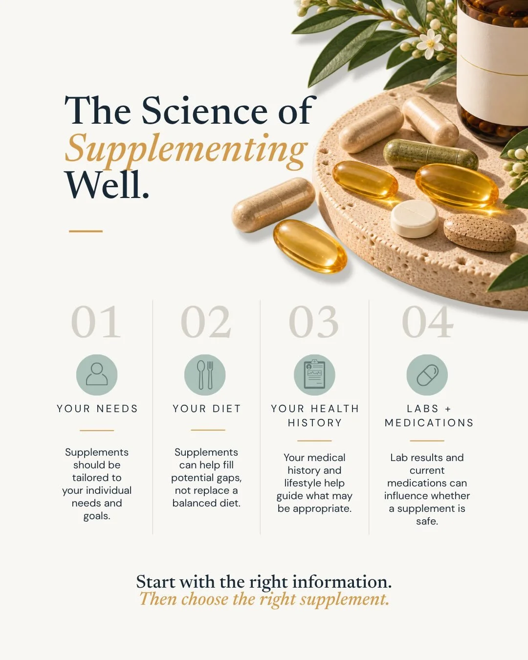 Not all supplements are created equal and not everyone needs the same ones.

At Pinnacle Health MD, we believe supplementation should be intentional, evidence-informed, and personalized to your health needs. In this post, we&rsquo;re highlighting sup