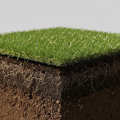 Root system development supported by EF Polymer maintaining moisture in the root zone and improving water and nutrient uptake.