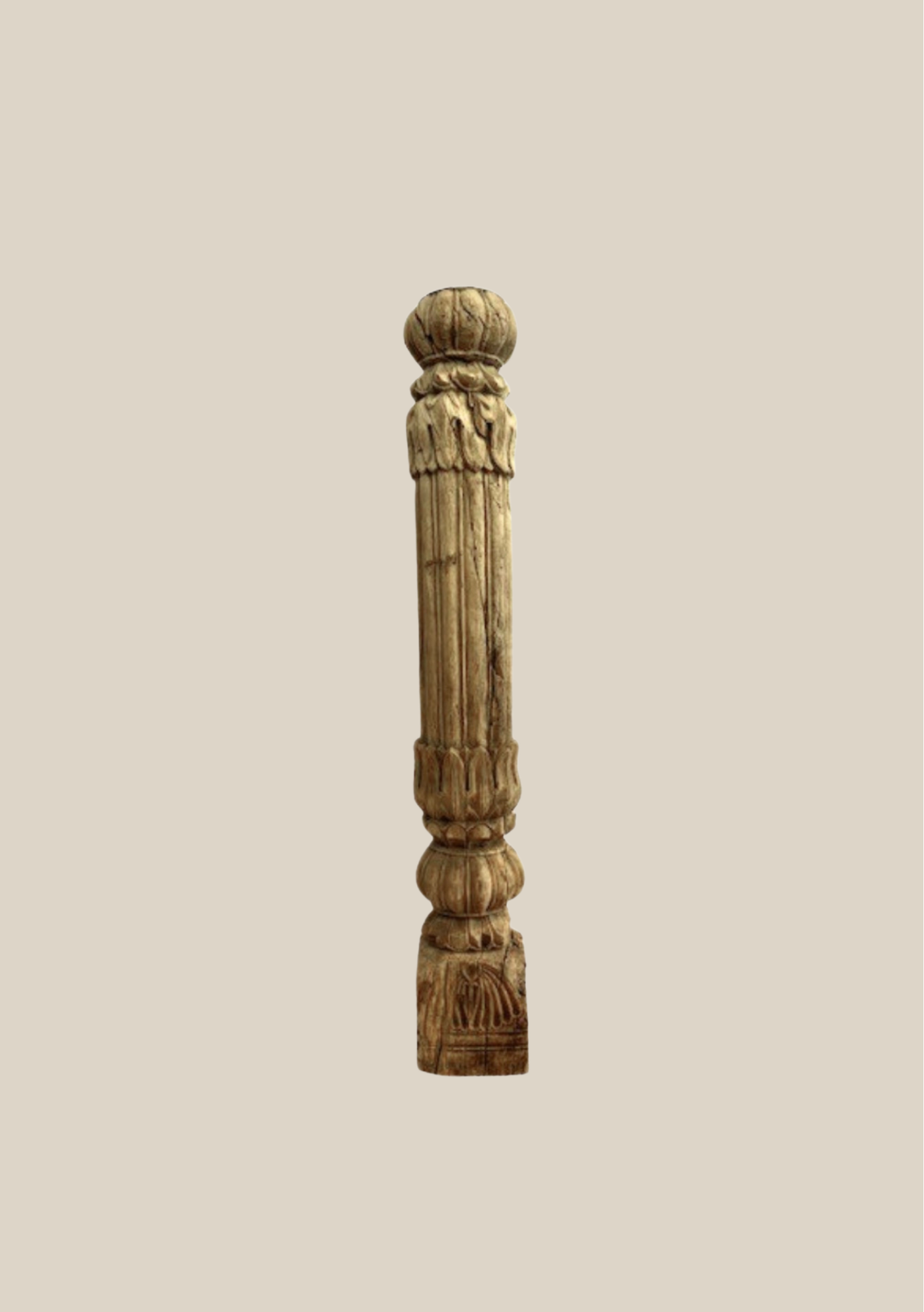 Vintage Pillar, Bleached
