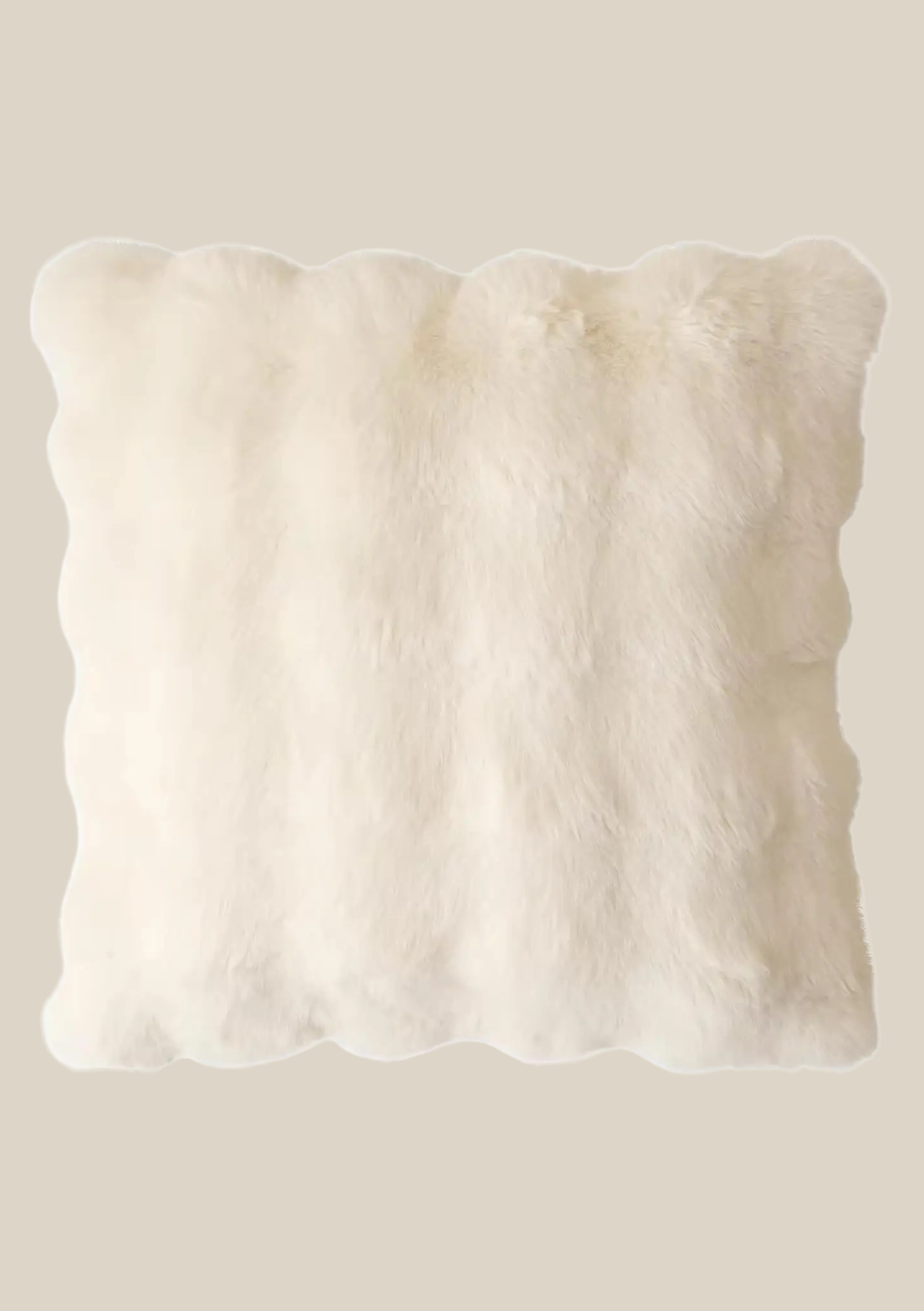 Elegant Faux Fur Throw Pillow Cover