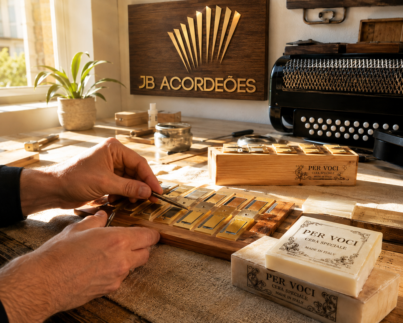 Cera do acordeon: descubra o segredo italiano que mantém a afinação e o som perfeito 
