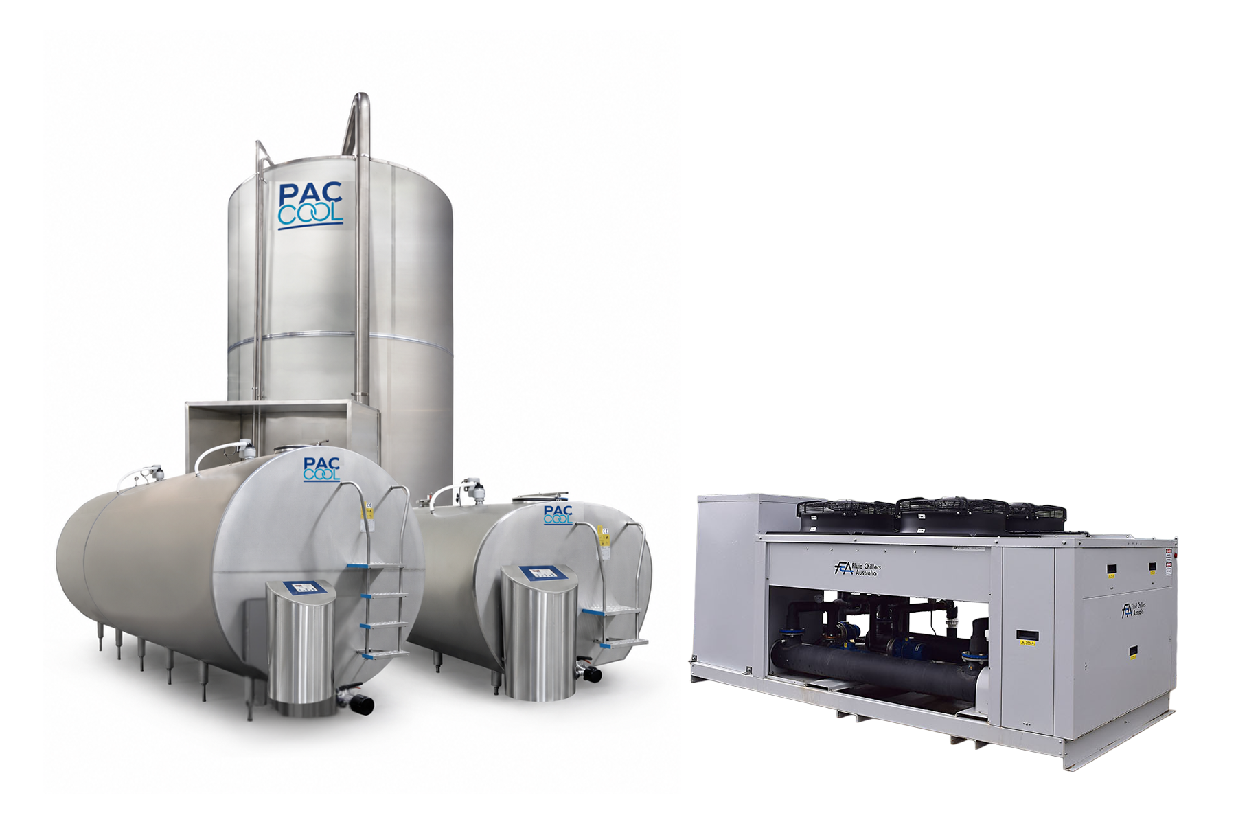 Milk Cooling Tank - Direct Glycol Cooling Models (DIB)