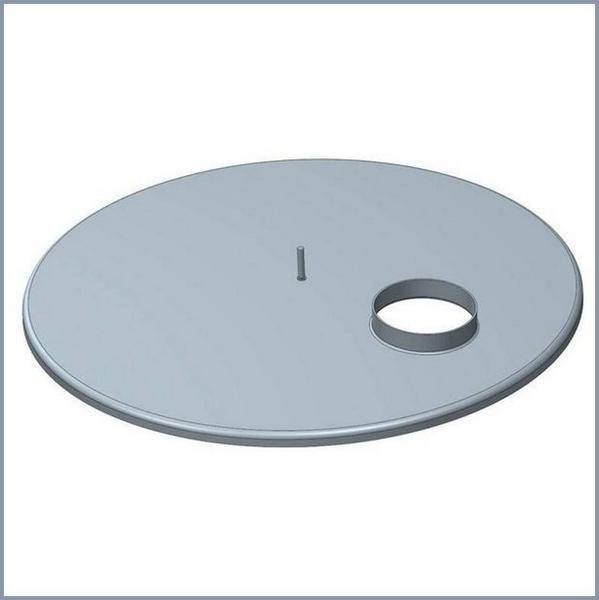 Man Hole Lid Stainless Steel - Pac Cool & Packo Models - PN-74088