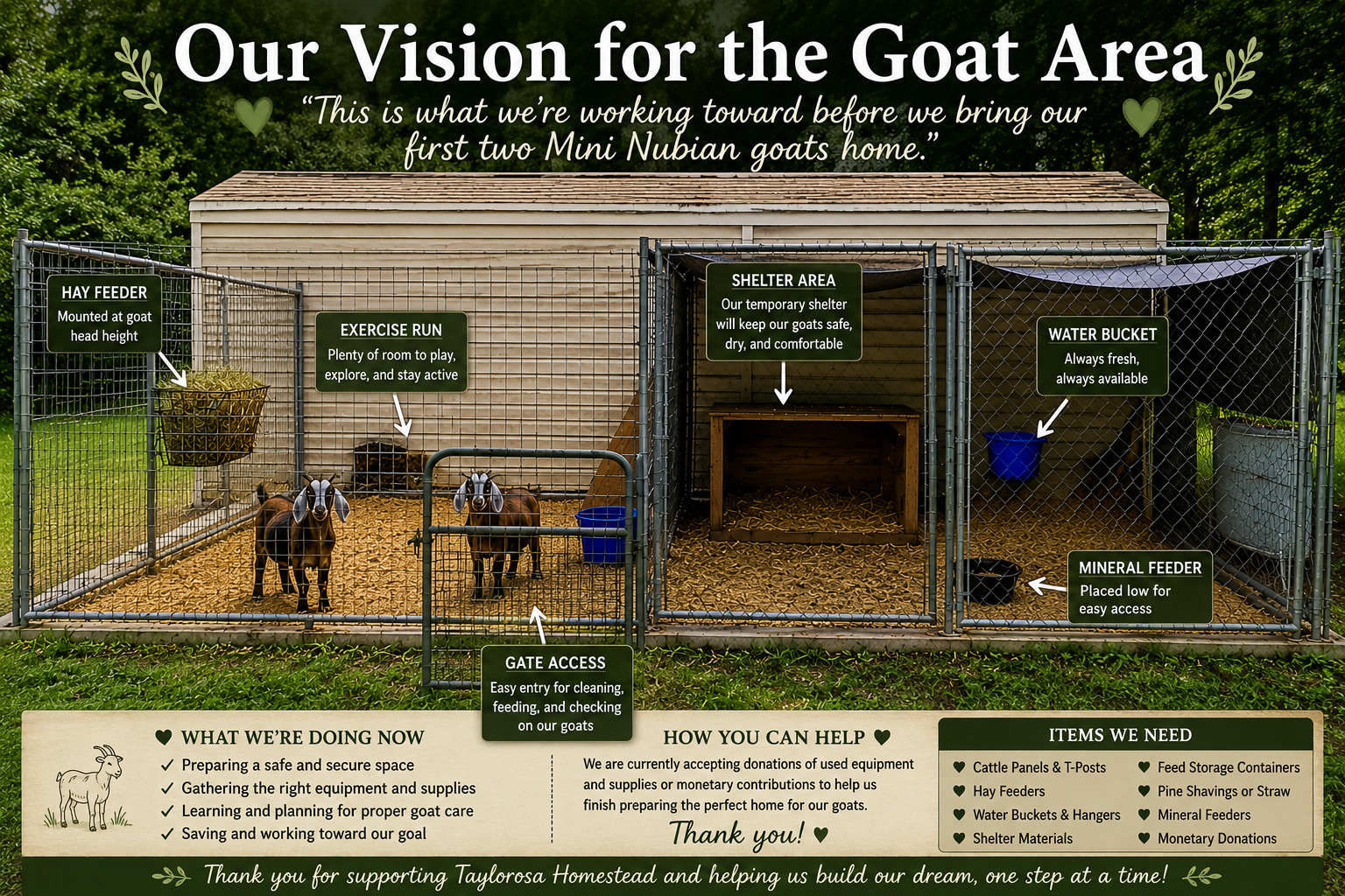 Preparing for Goats: Building the Foundation Before They Arrive