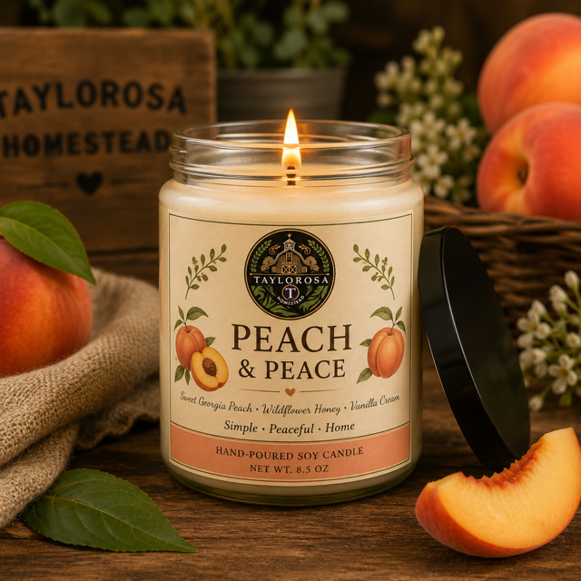 Peach & Peace Candle