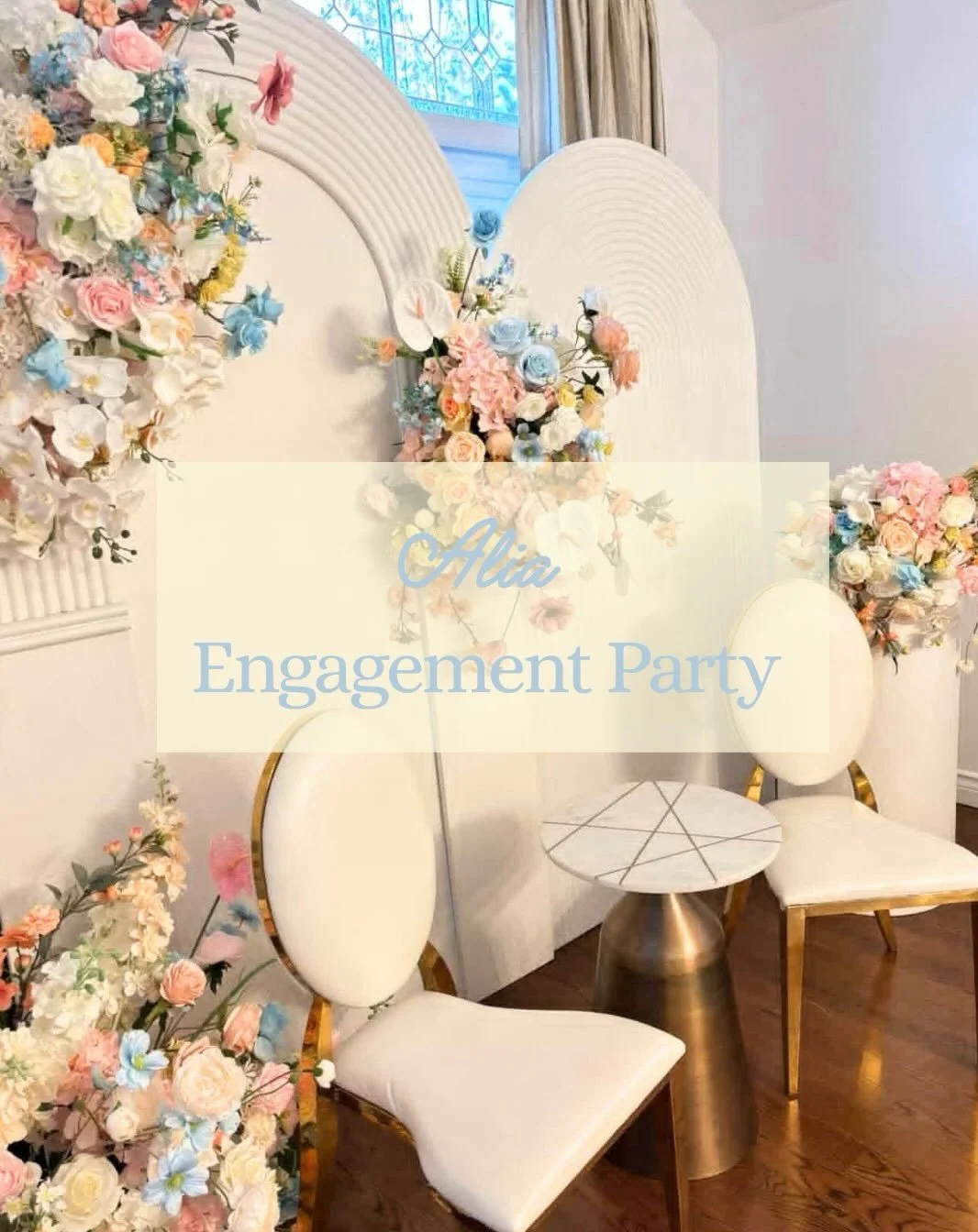 Forever starts here. ✨ A romantic indoor engagement setting featuring lush floral arrangements and a stunning custom backdrop created right here in London, Ontario.
📍 Real Event Designs | London, ON

#decorparty #londonontario #weddingdecoration #en