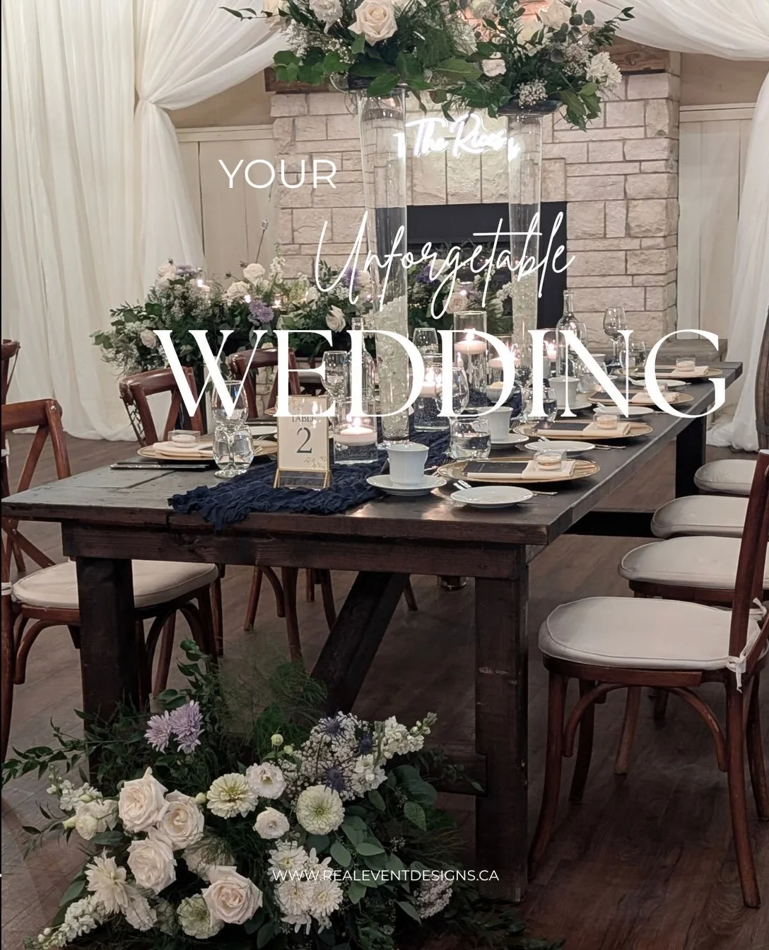 Your Unforgettable Wedding starts with the details that take your breath away. ✨🌿

Every love story is unique, and at Real Event Designs, we believe your wedding day should feel like stepping straight into your dream Pinterest board.

Swipe through 