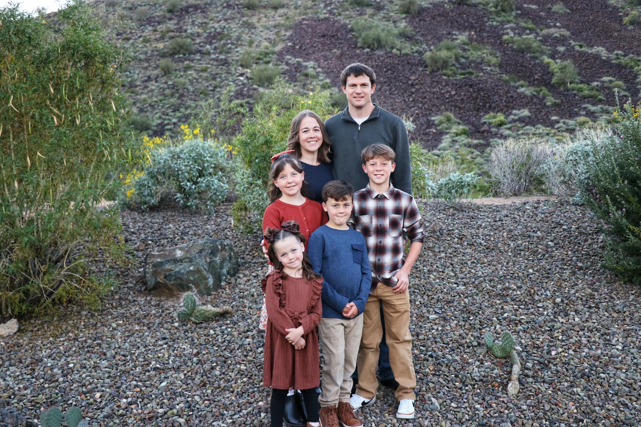 A family of six