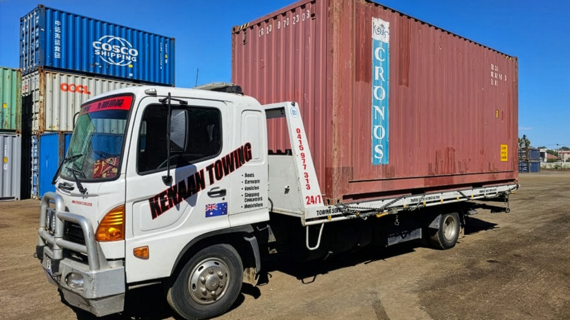Kenaan Towing, Moving Containers