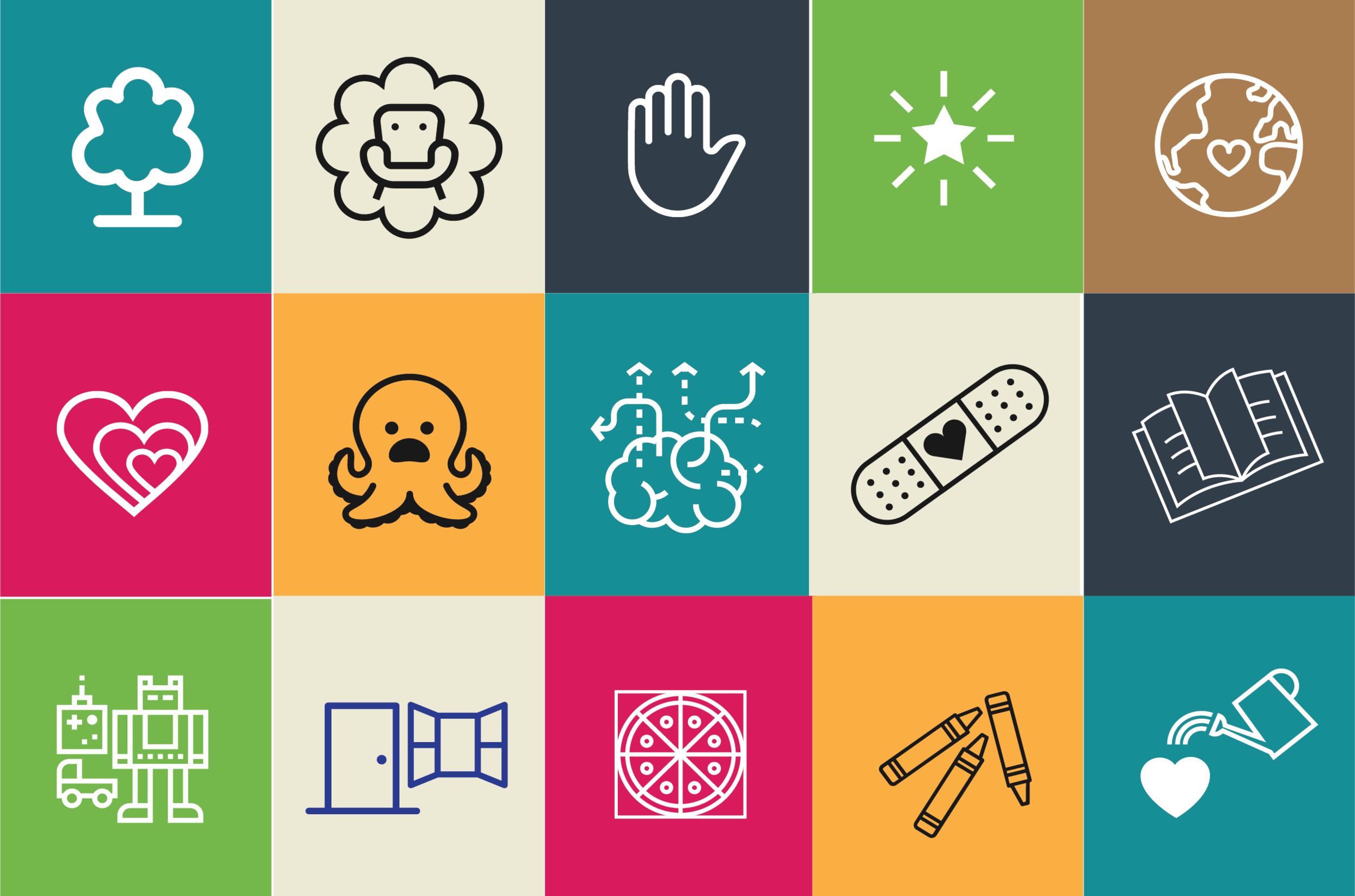 Our brand elements reflect our mission to facilitate communication tools.