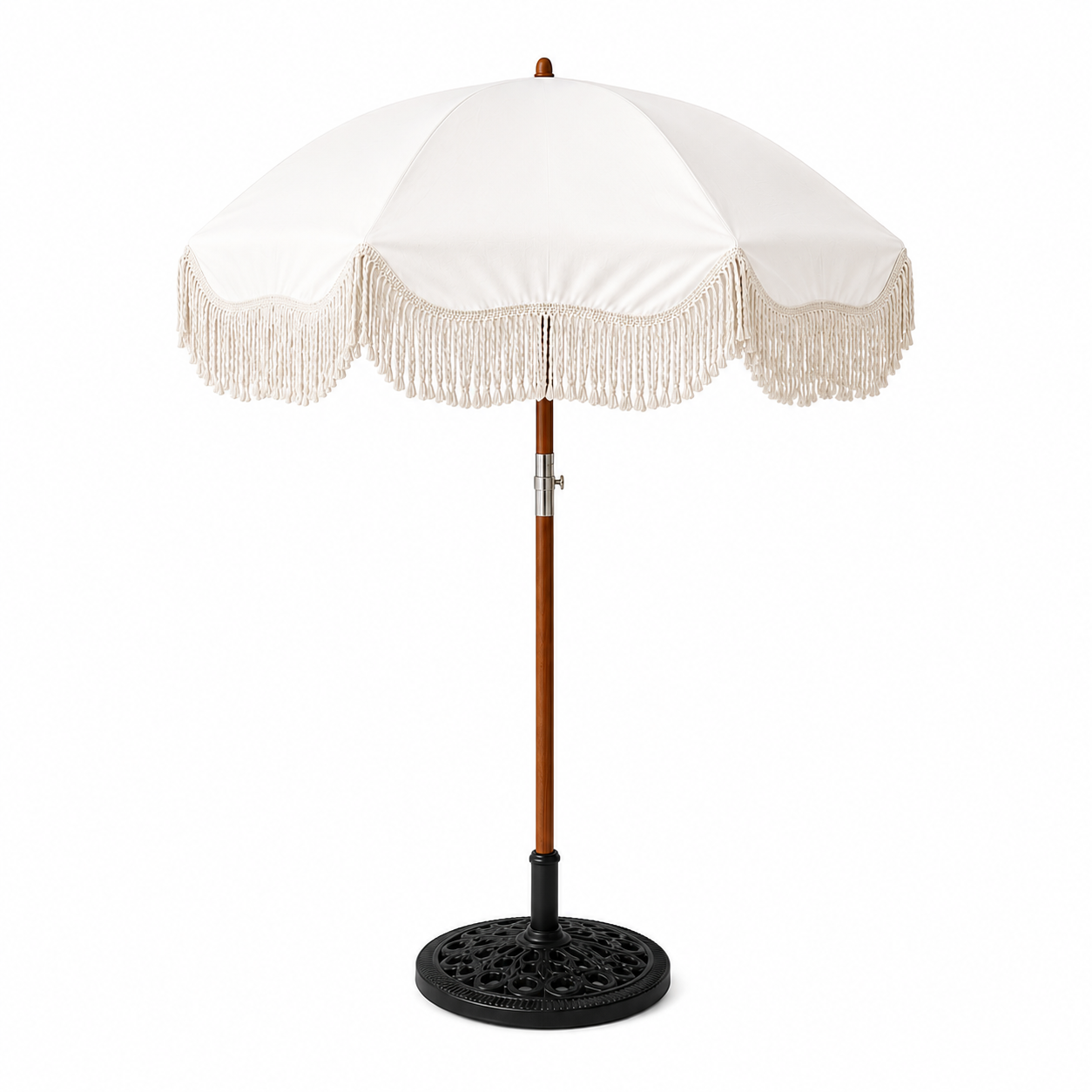 Fringe Umbrella and Stand