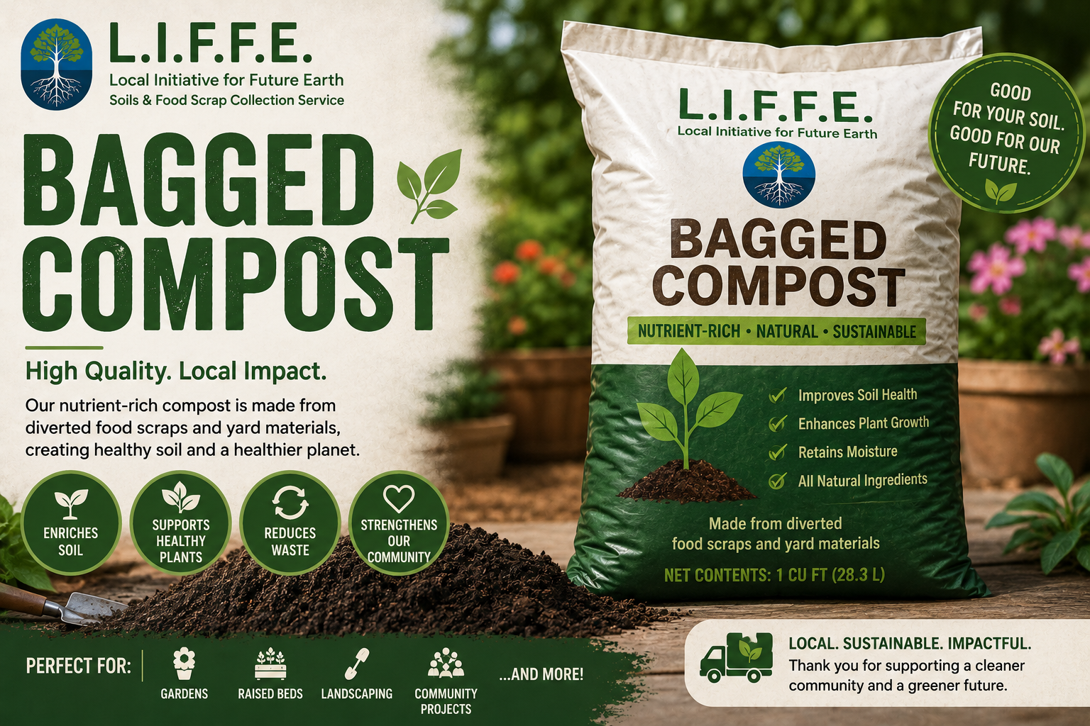 LIFFE Premium Bagged Compost