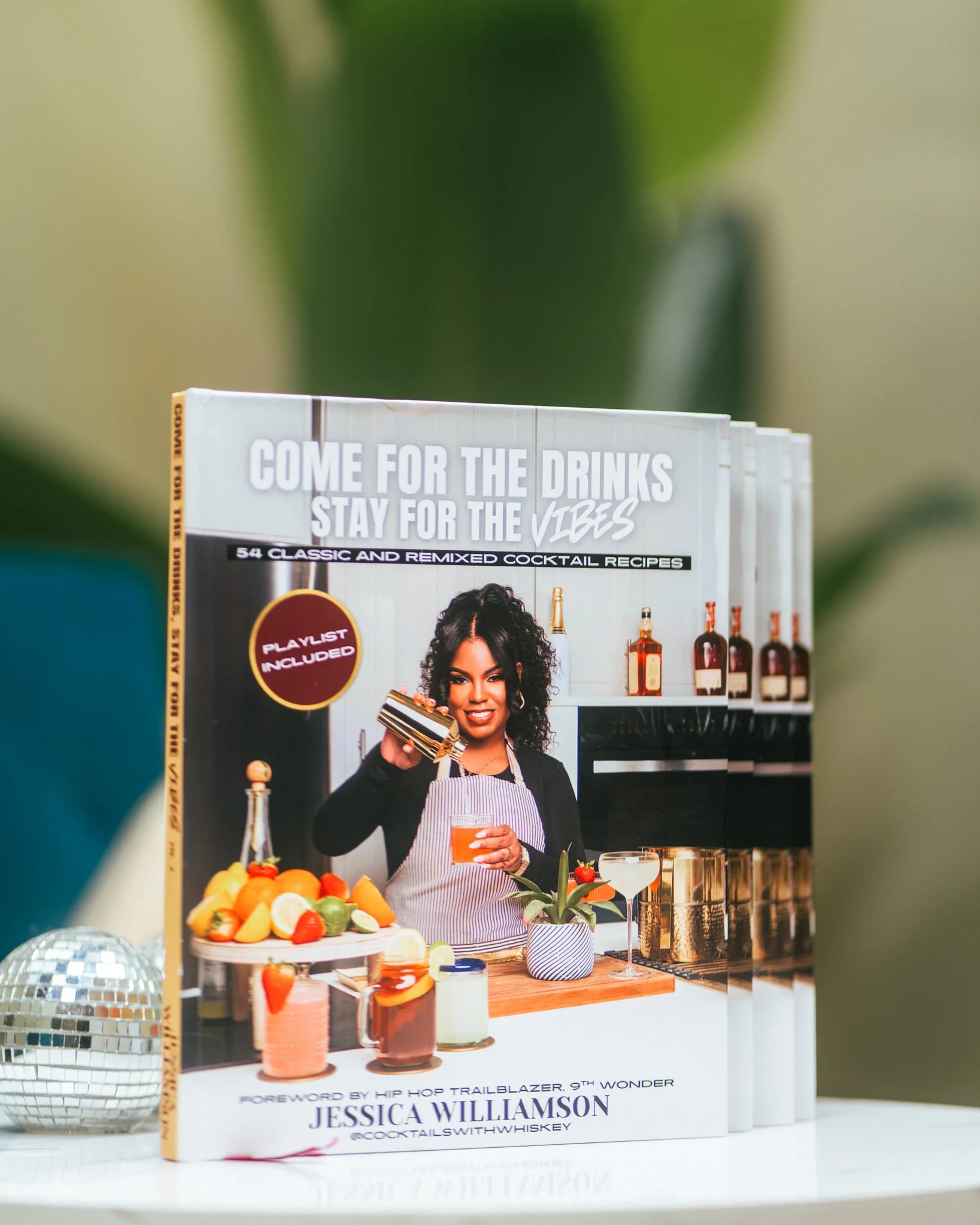 COME FOR THE DRINKS, STAY FOR THE VIBES! COCKTAIL RECIPE BOOK | PRE-ORDER SHIP DATE 8/24