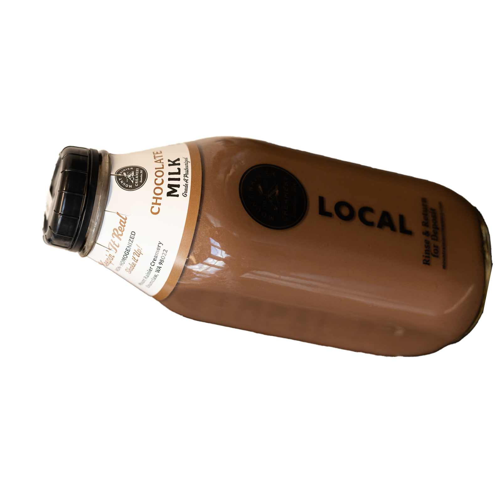 bottle of chocolate milk