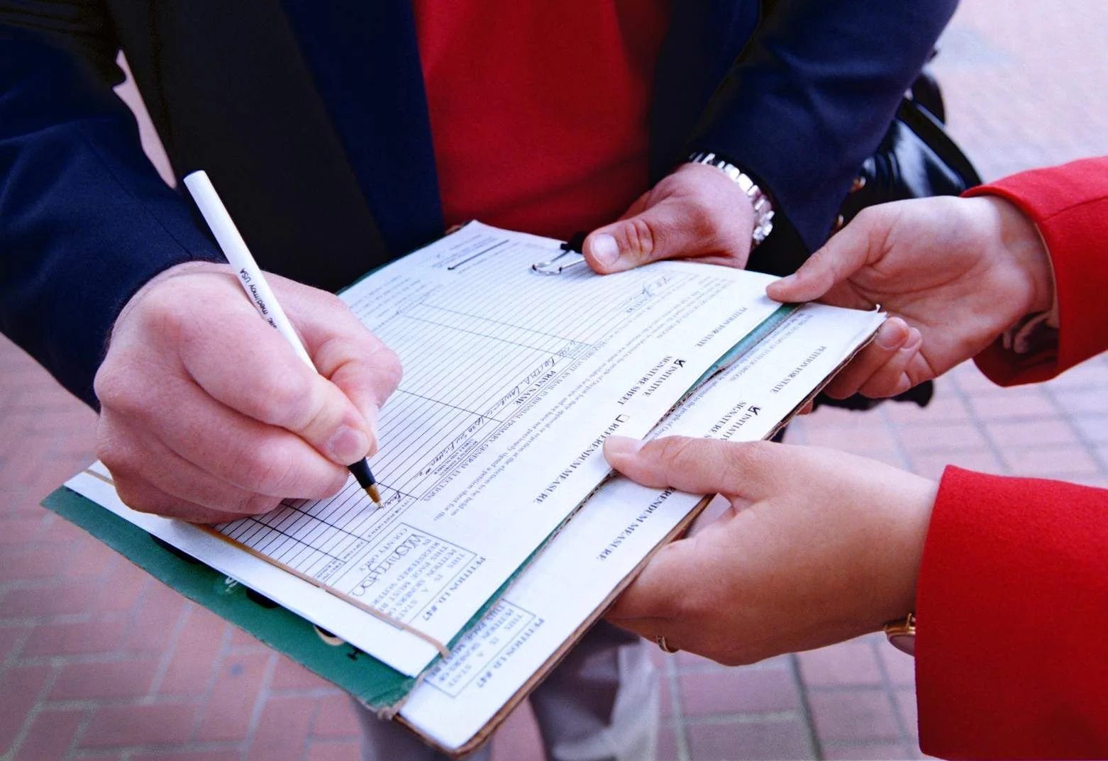 Petition signing event 