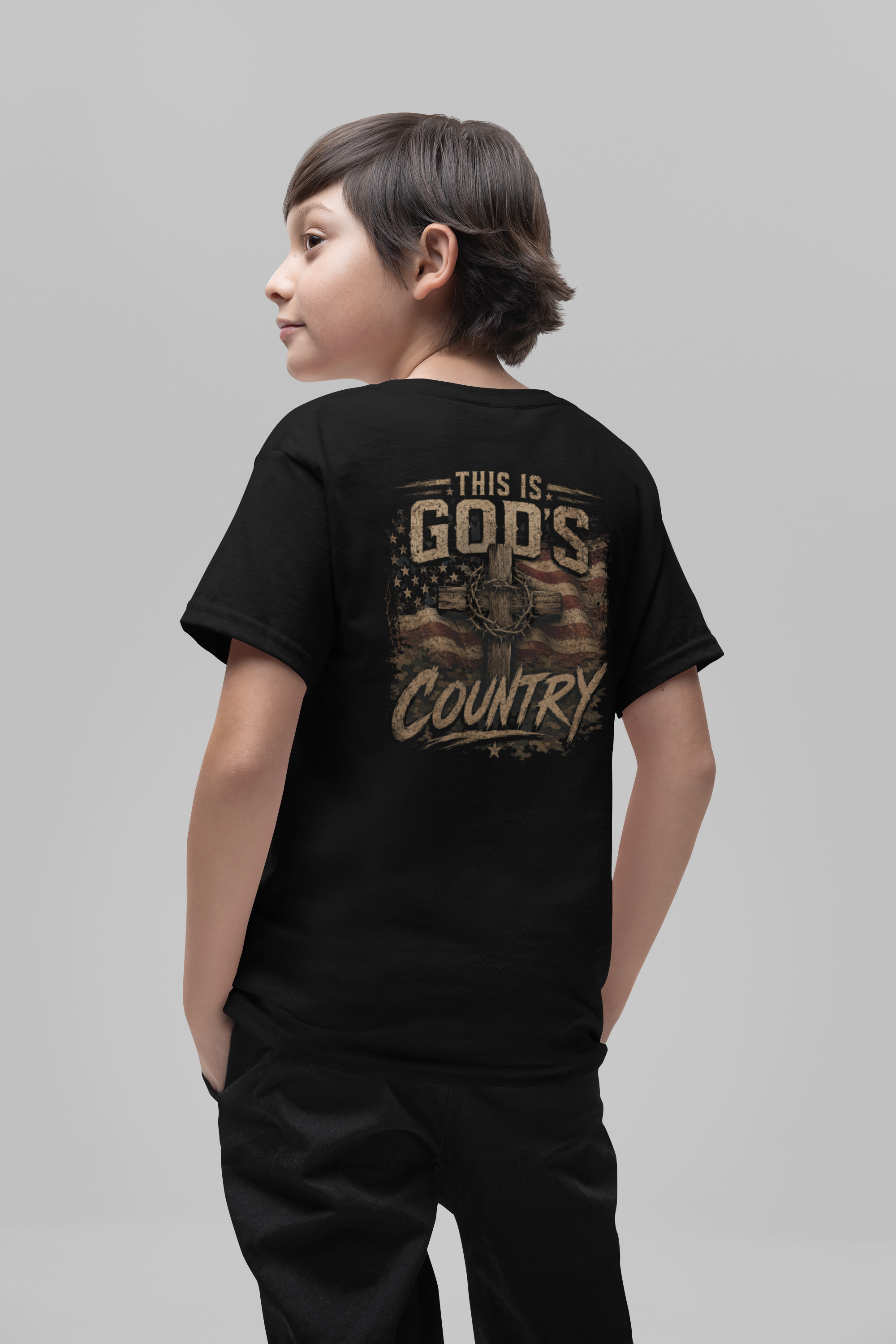 This Is God's Country Kids Shirt