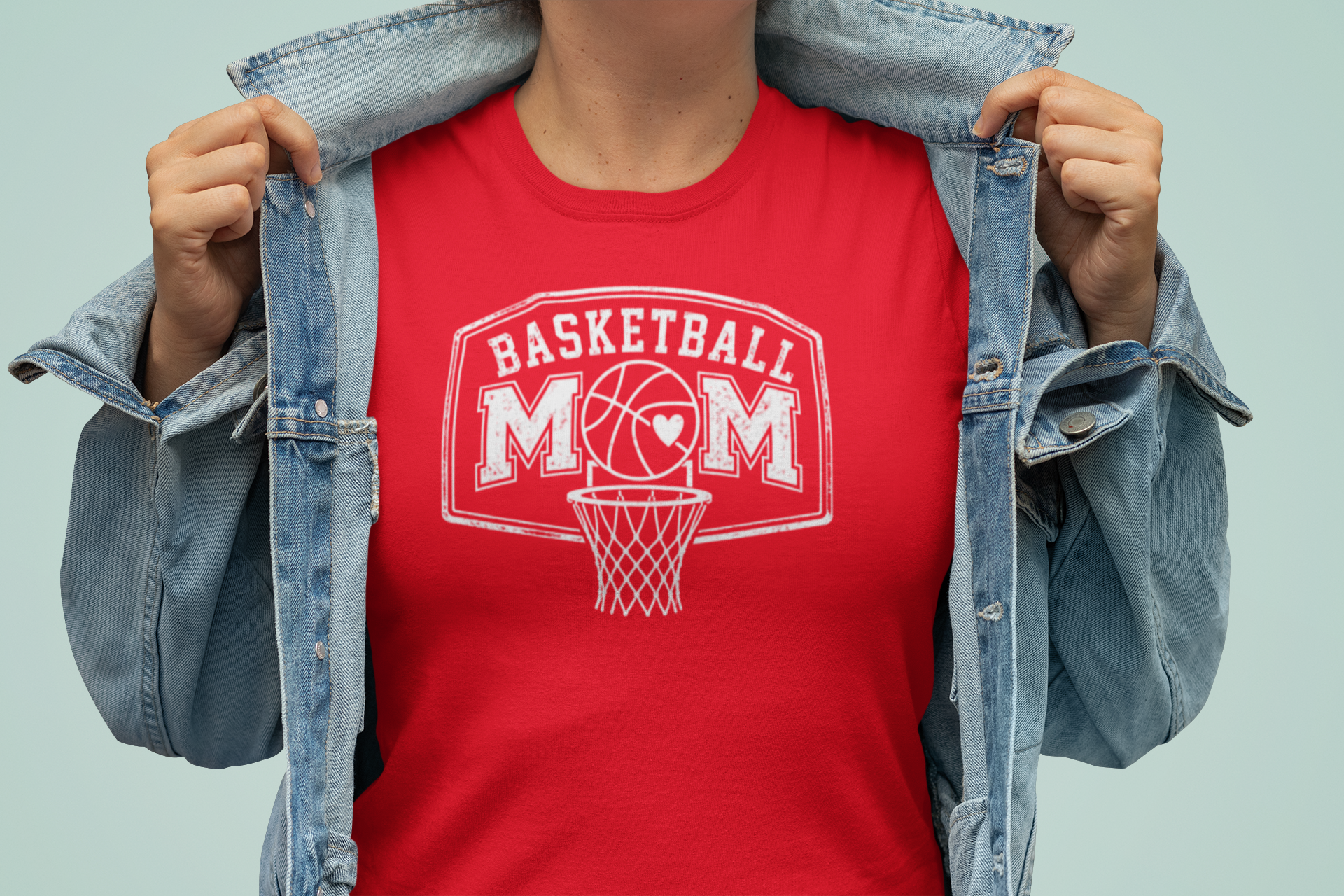 Basketball Mom Shirt | Vintage Sports Mom Tee | Game Day Basketball Shirt for Women