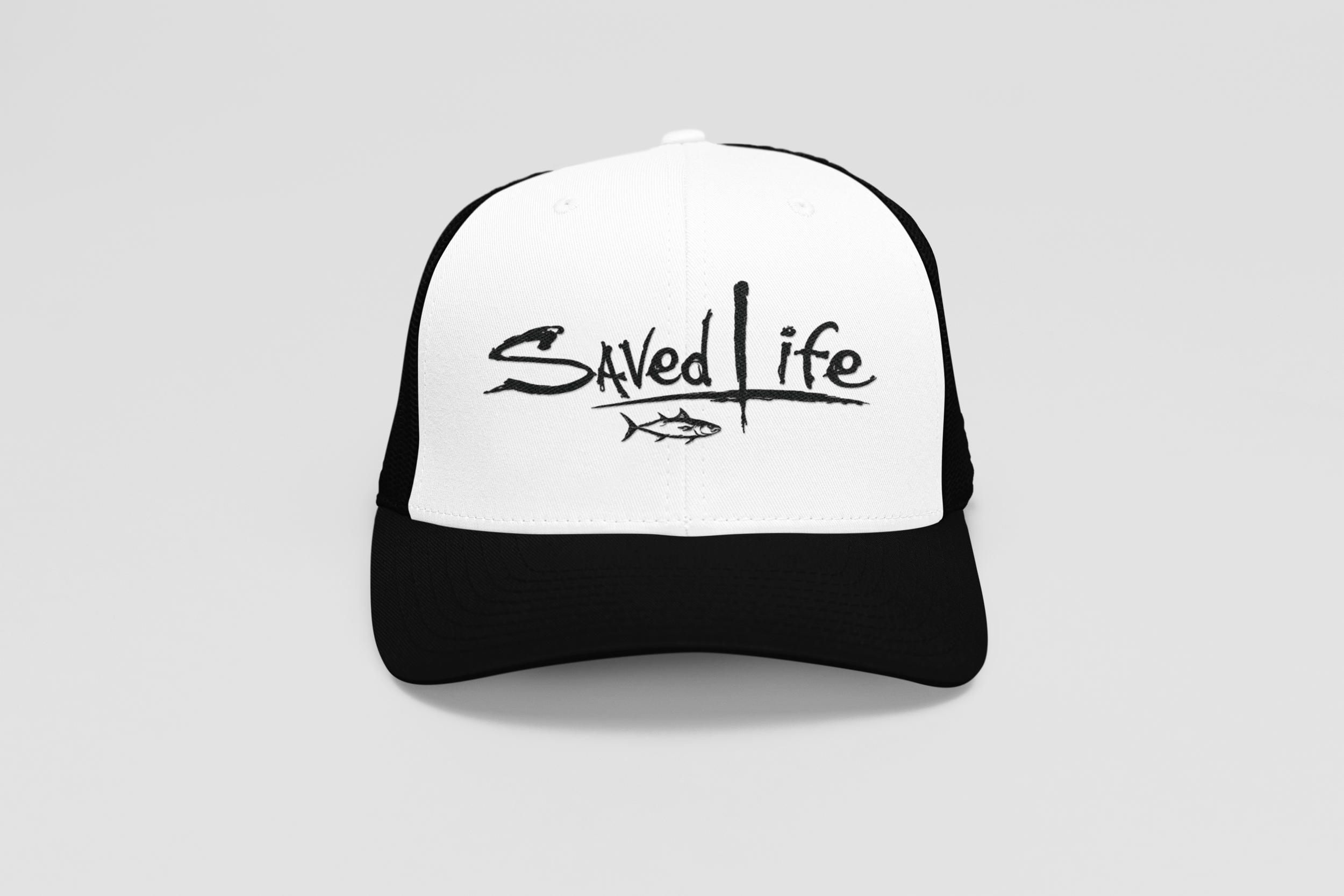 Saved Life Christian Fishing Trucker Hat
