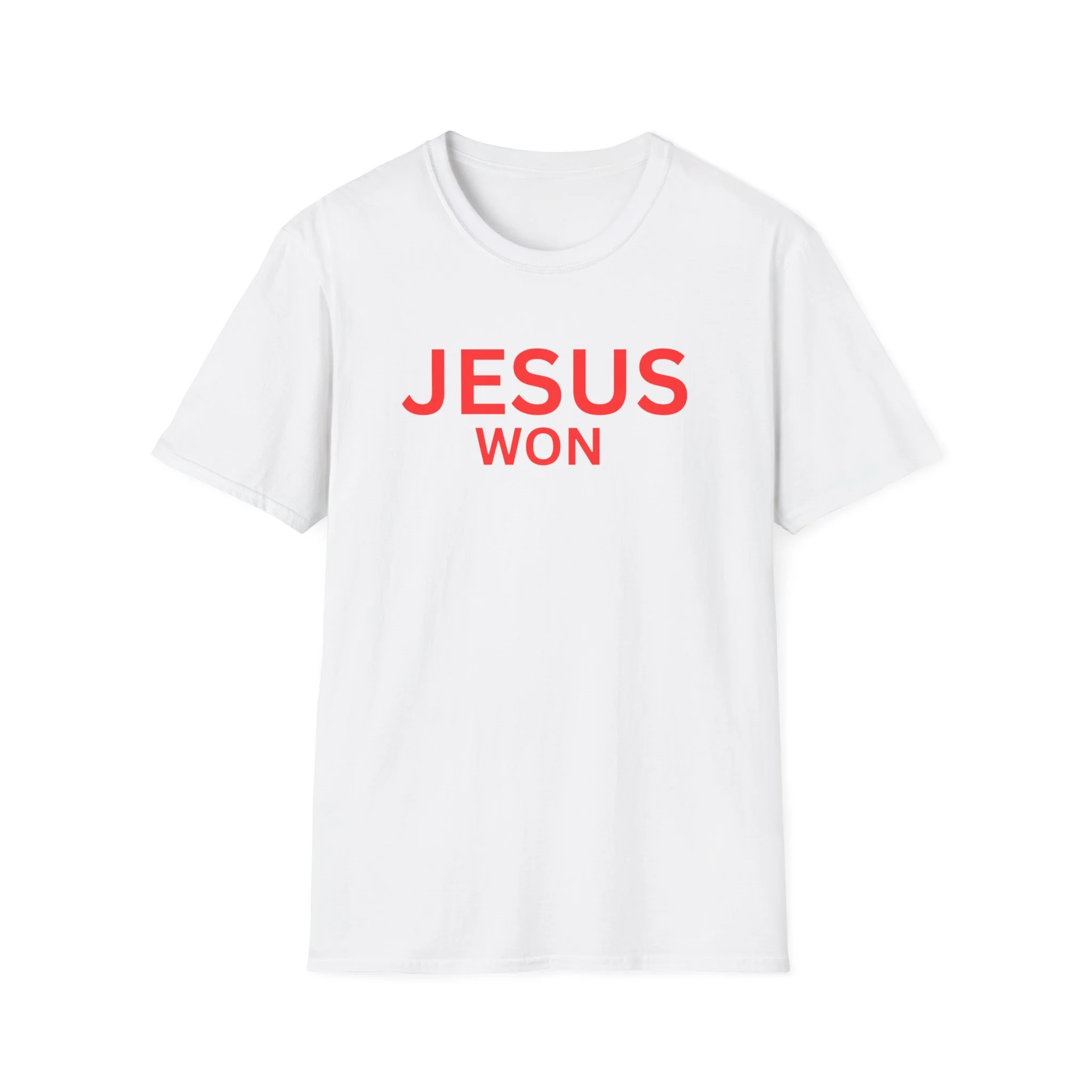 Jesus Won John 16:33 Adult T-Shirt
