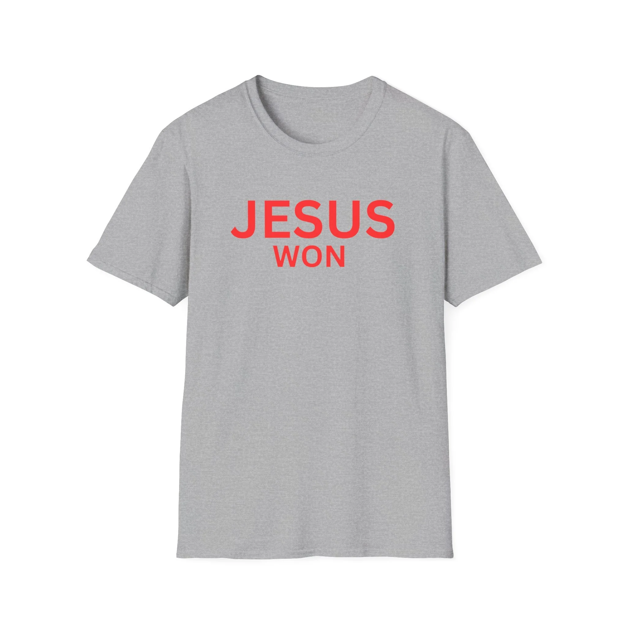 Jesus Won John 16:33 Adult T-Shirt