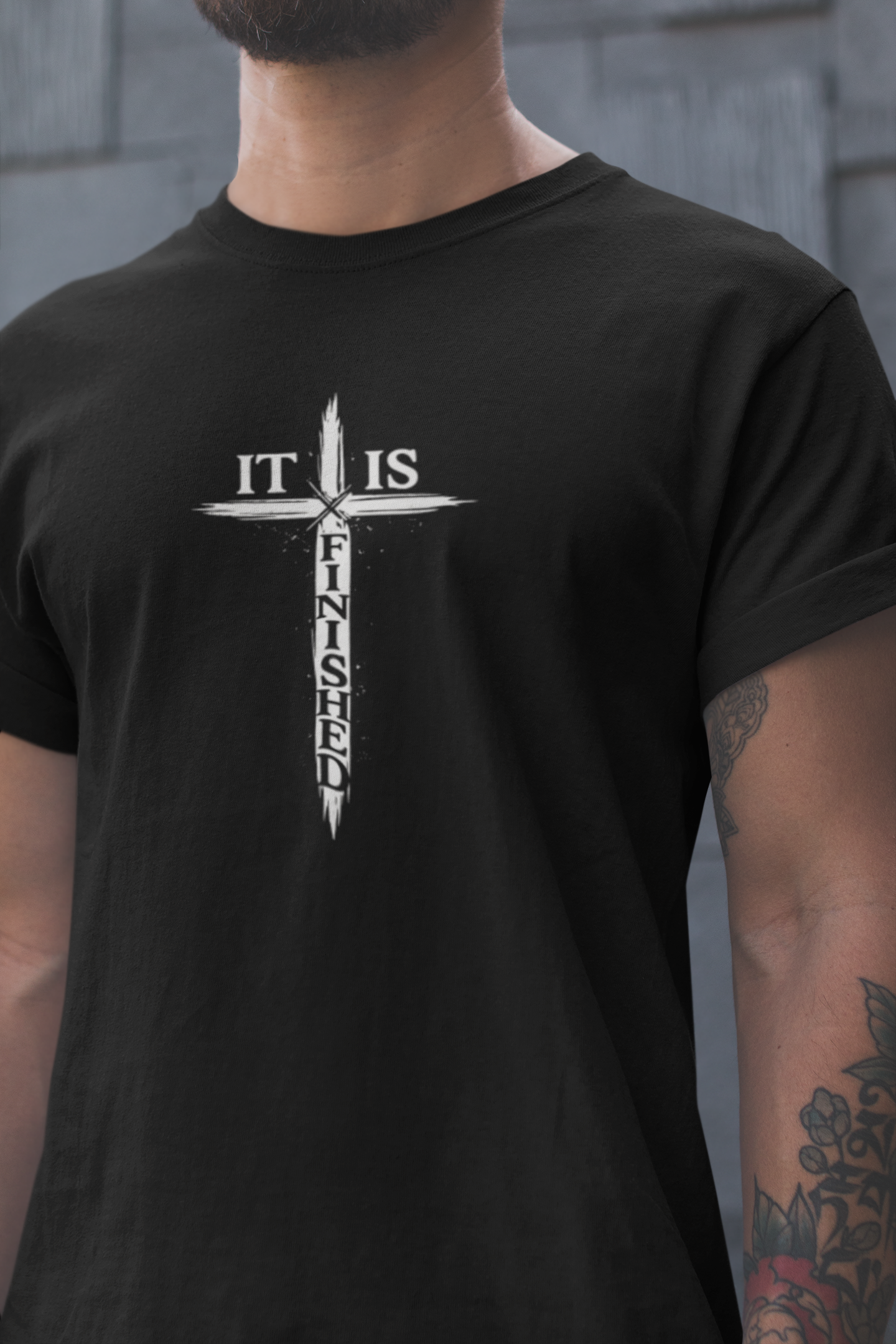 It Is Finished Cross Shirt - John 19:30