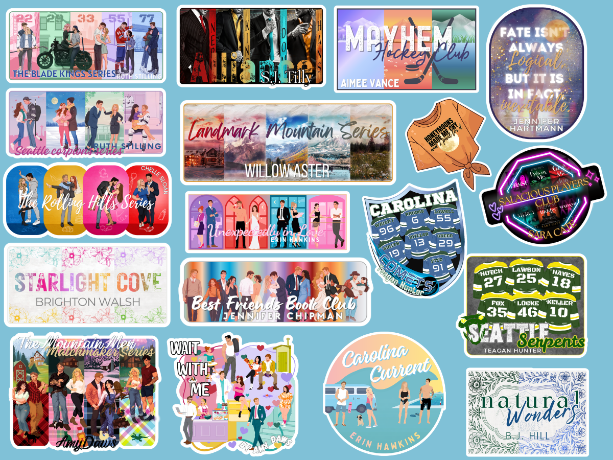 Custom Book Stickers - Gallery