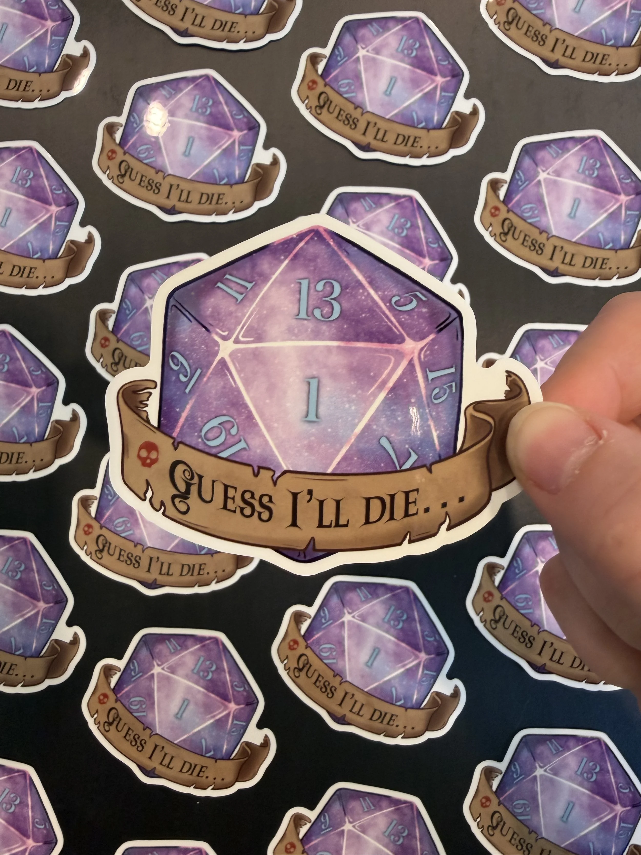 D20 Critical Failure Sticker