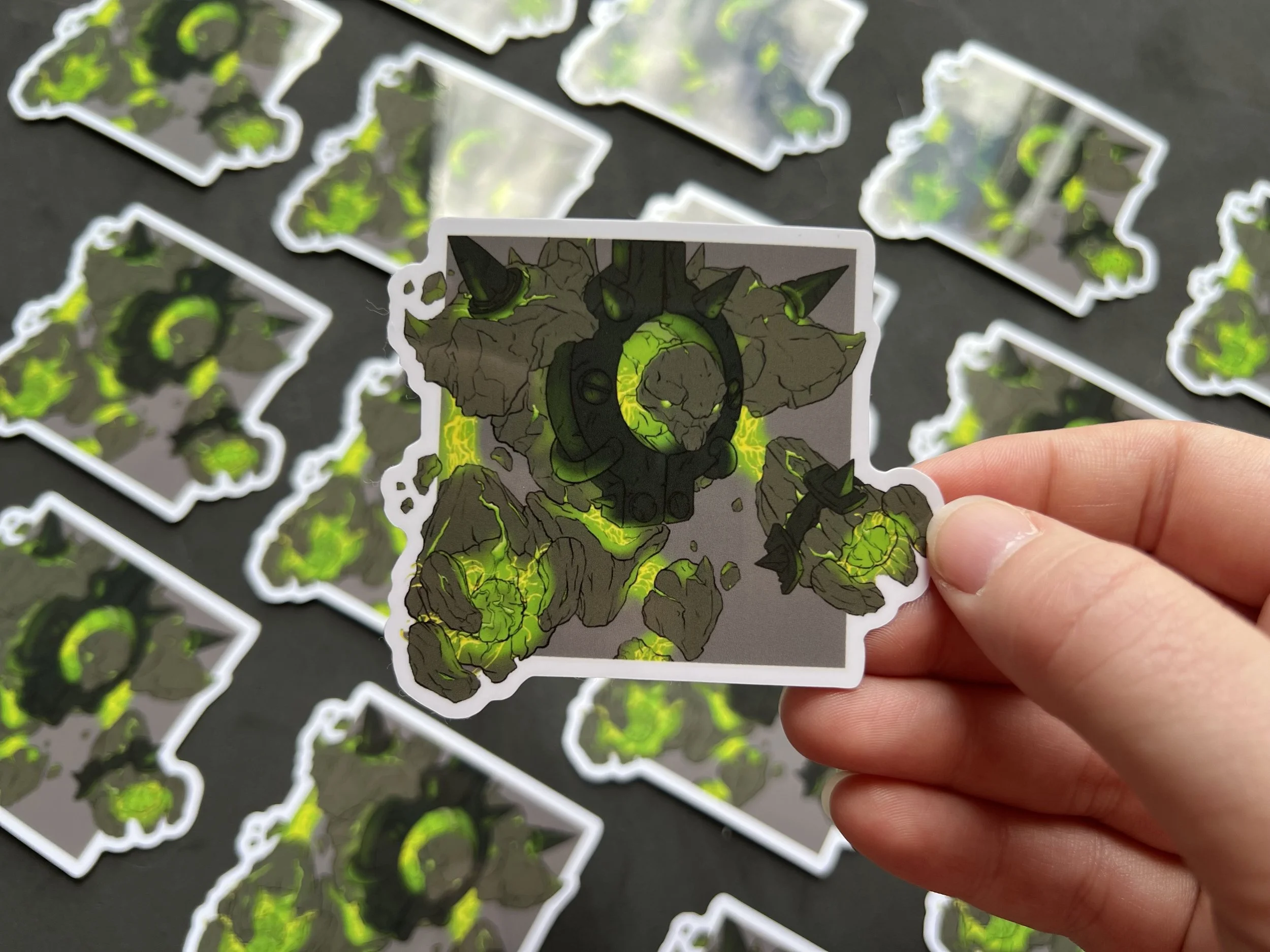 Fel Green Infernal Sticker