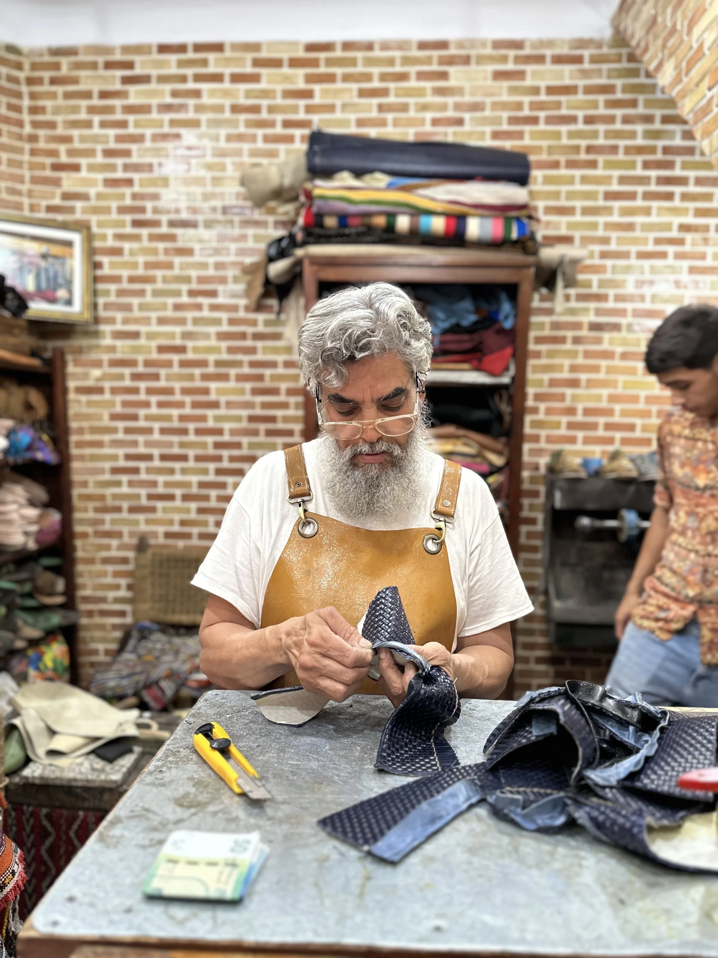 visit the iconic leathermakers of Morocco