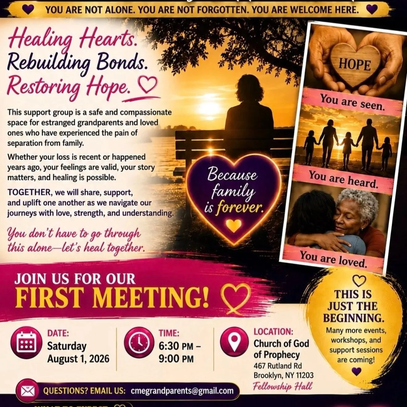 Estranged Grandparents &amp; Family Support Group Launch