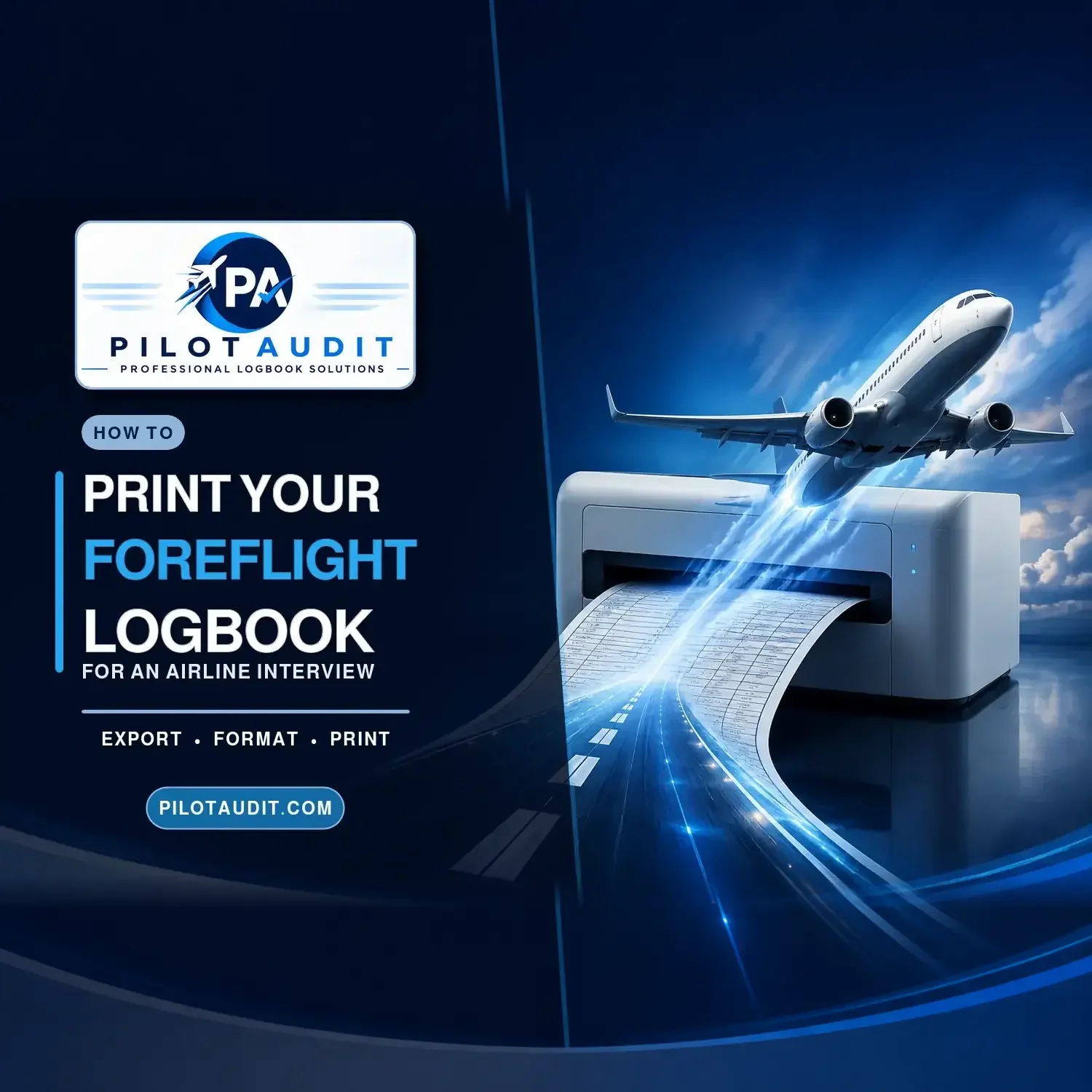 How to Print a ForeFlight Logbook for an Airline Interview