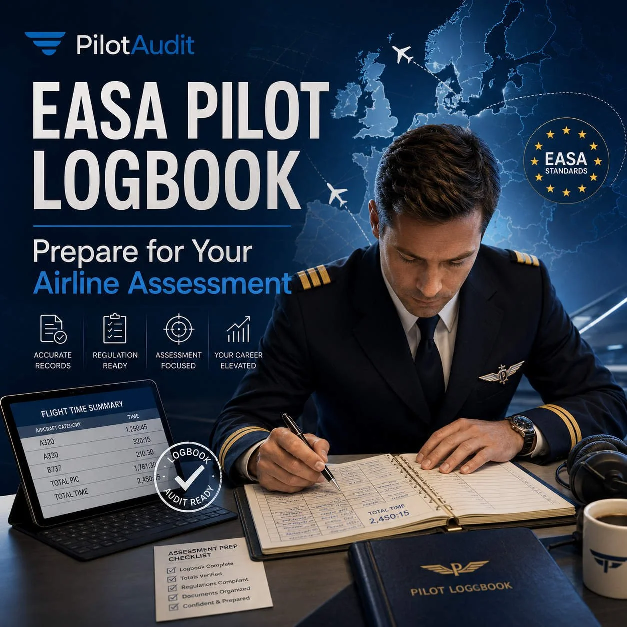 EASA Pilot Logbook: How to Prepare for an Airline Assessment