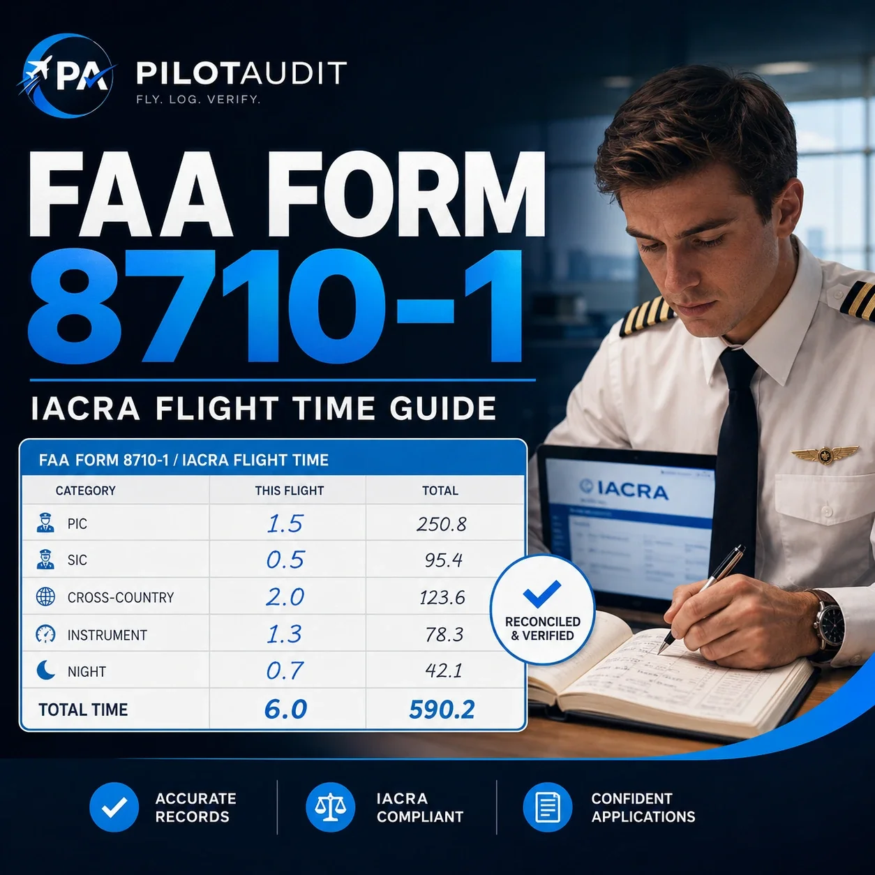 FAA Form 8710-1: How to Fill Out IACRA Flight Time