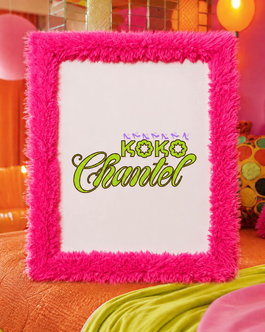 Y2K Furry Frames - Retro Plush Picture Frames