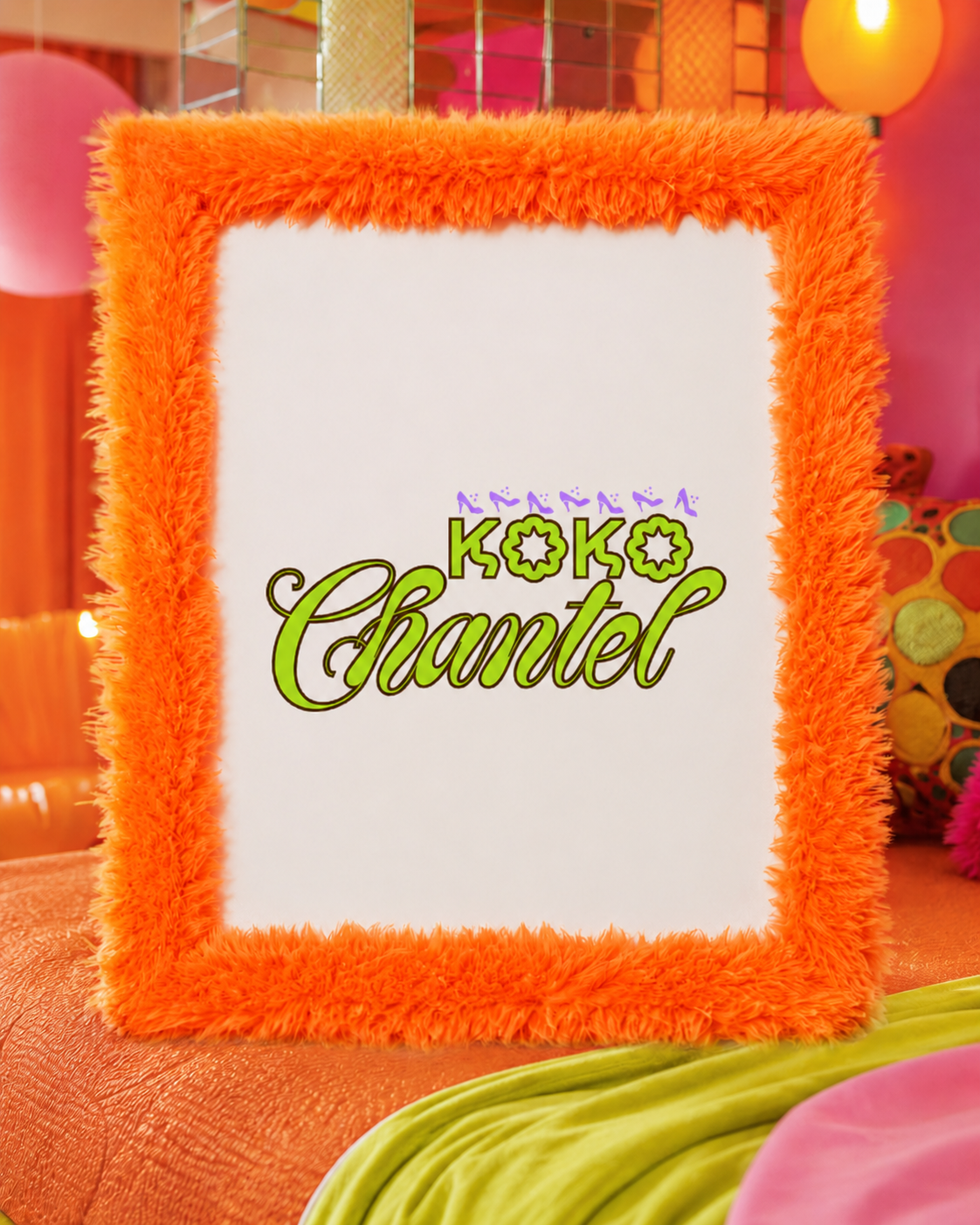 Y2K Furry Frames - Retro Plush Picture Frames