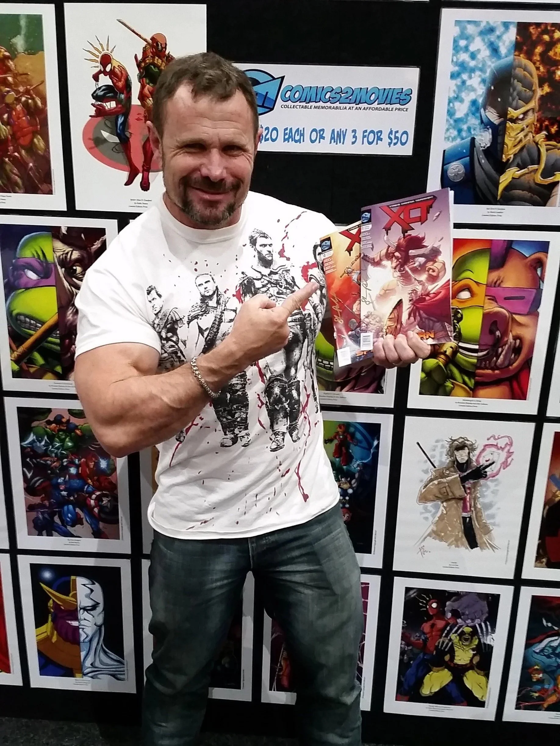 Barry Duffield is holding an issue of XCT