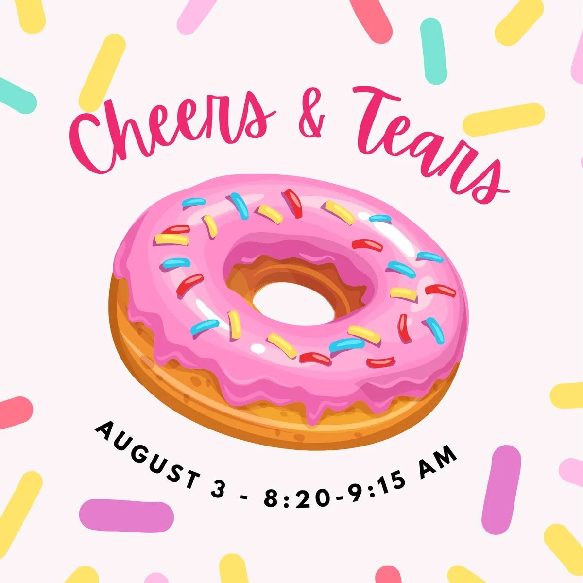 Cheers and Tears is a long-standing Glennwood tradition on the first day of school. The event will take place after morning drop-off on Monday, August 3rd from 8:20 am &ndash; 9:15 am. Please join us to toast (or cry) with other Glennwood parents, as