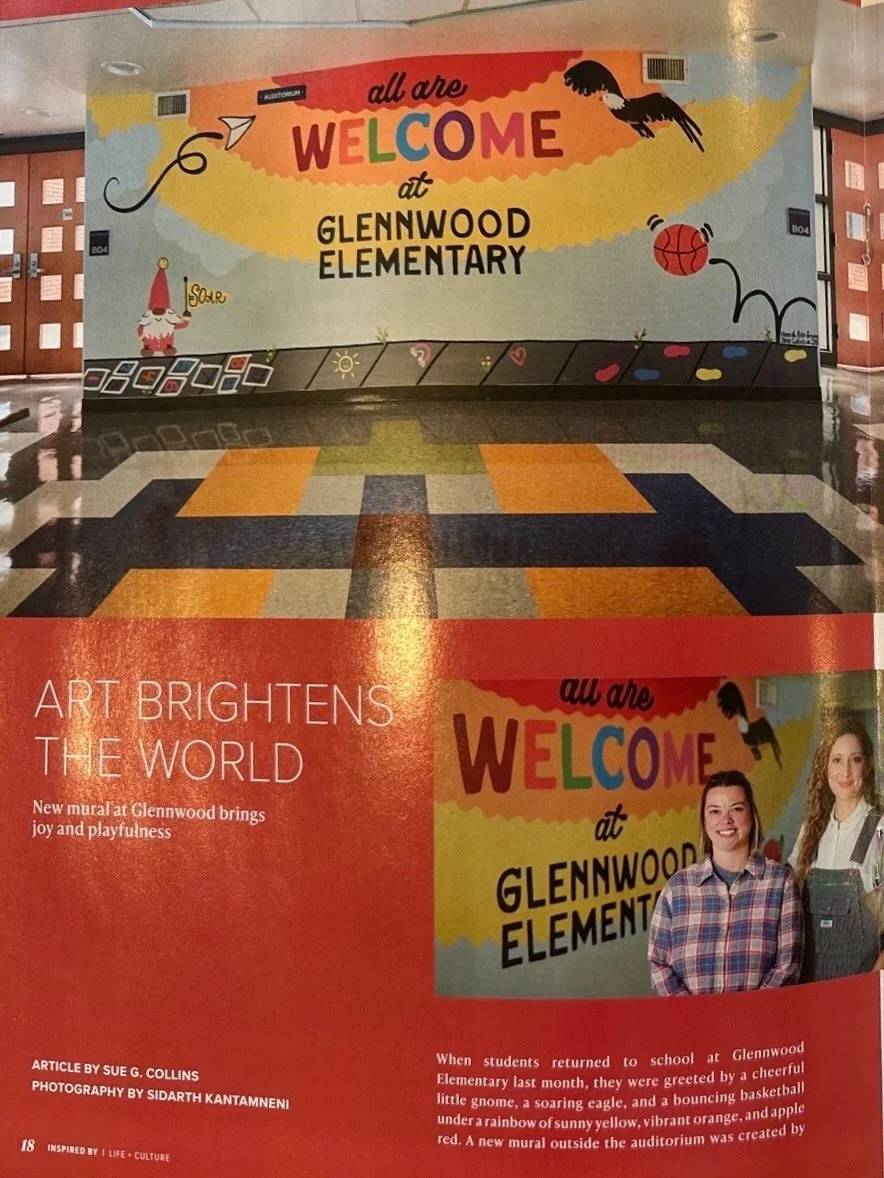 What a cool feature in this month&rsquo;s Decatur @citylifestyle magazine! 👏🫶💚🦅🎨 @seejanemake @hannahrosebroom