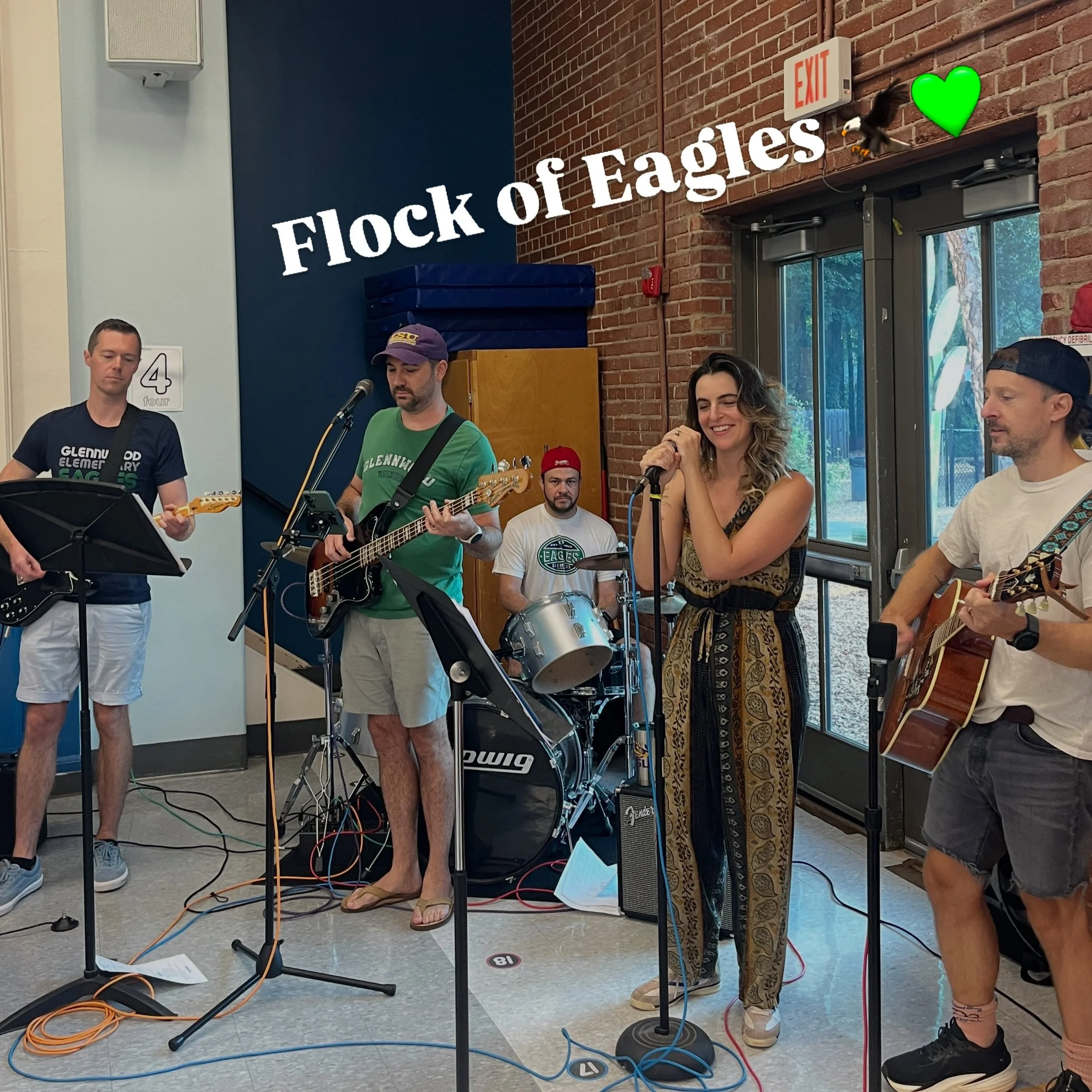 We 🫶 our parent band, Flock of Eagles!! 🦅 💚

Did you know any parent that plays music or sings can  participate in the band?? They play at every community circle but you can participate when you&rsquo;re available. DM us if you&rsquo;re interested