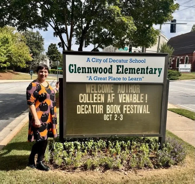 We were so excited to welcome author Colleen AF Venable to Glennwood for a special author visit! Colleen shared her newest graphic novel adaptation of the book, Junie B. Jones and Sneaky Peeky Spying. It gave our students a fun peek into the world of