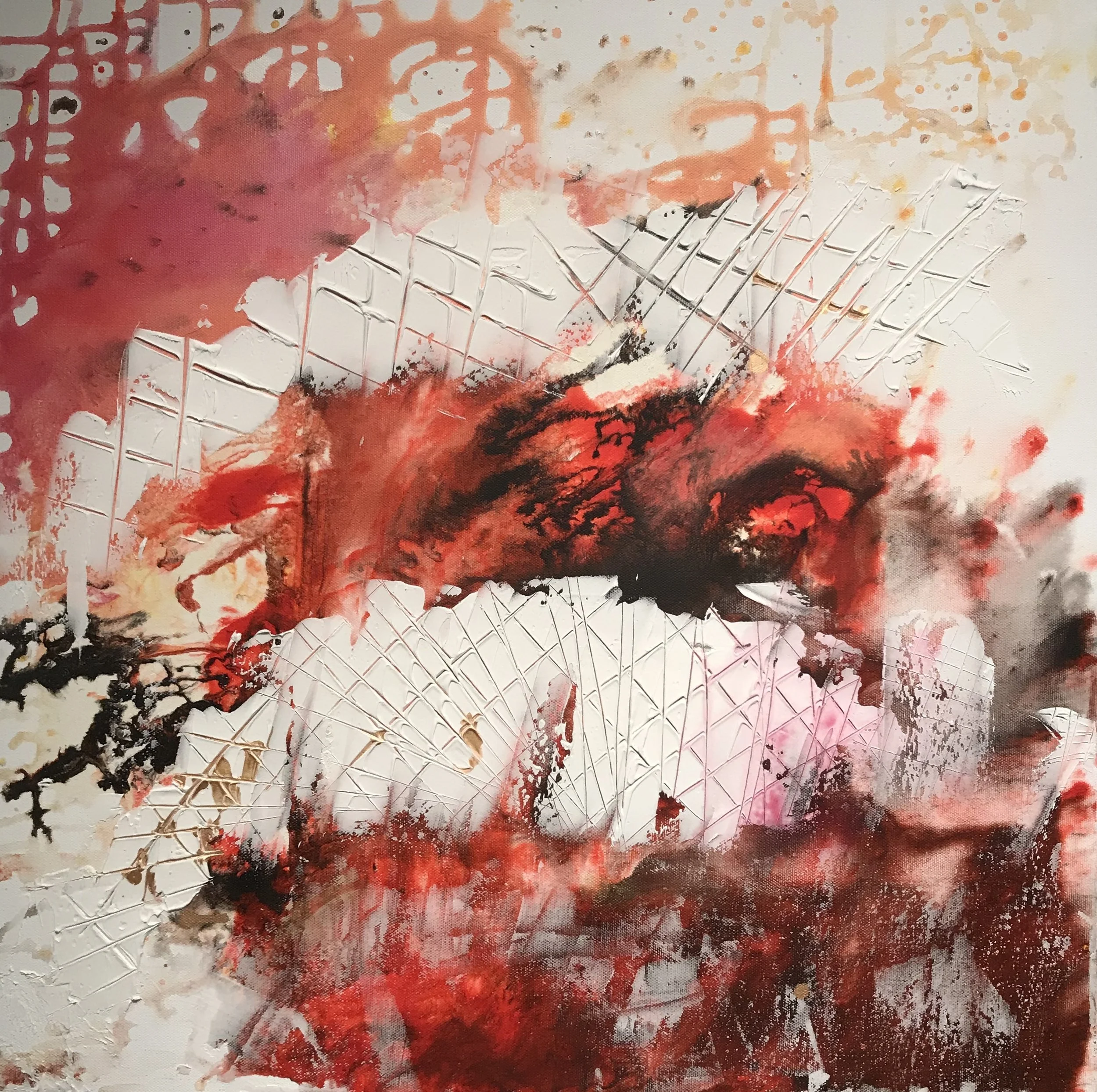 Acrylic on canvas, 24x24'', 2019