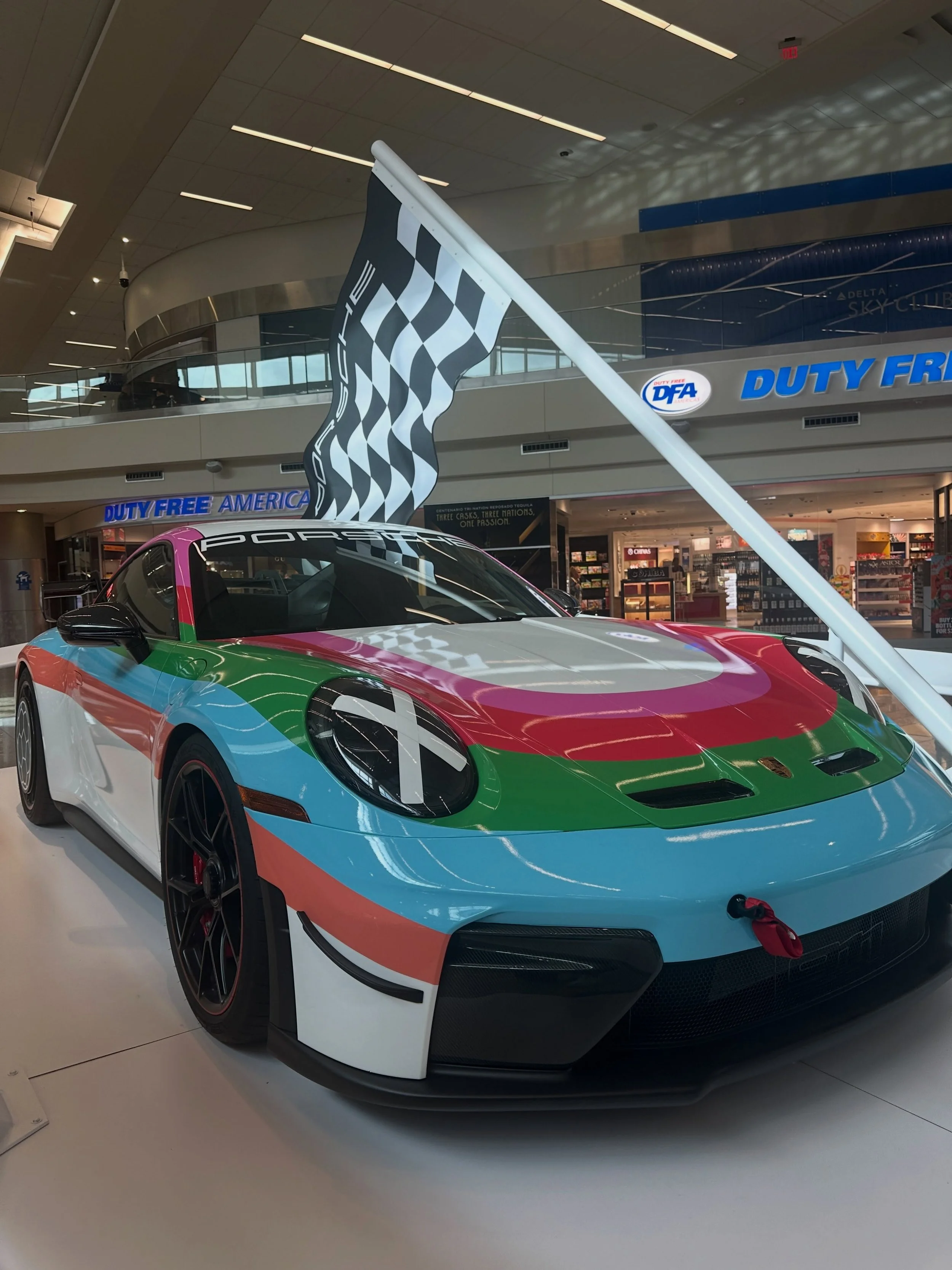 I always take a moment to stop and enjoy a good automotive display. You can catch this @porsche display in the international concourse of @atlairport