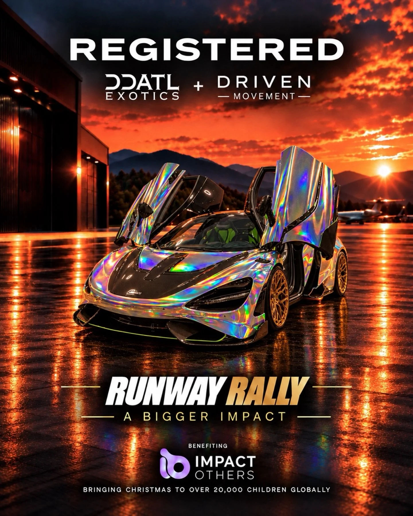 REGISTERED: McLaren 720s 🔥

Come on out to our Cars &amp; Coffee Kickoff Event at @becausecoffeeco on 10.24.26 to see this one! 

Interested in joining the DDATL + Driven Movement Runway Rally For @impact.others ? 

DM for details. Spots limited. 

