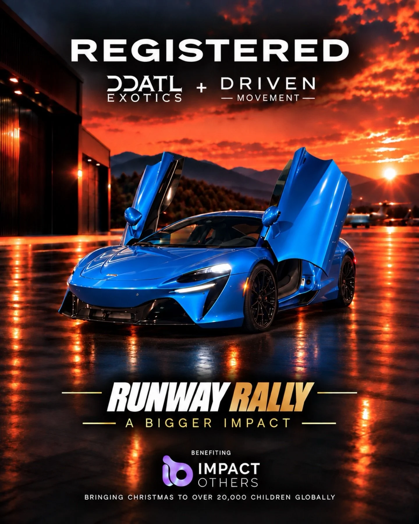 REGISTERED: McLaren Artura🔥

Come on out to our Cars &amp; Coffee Kickoff Event at @becausecoffeeco on 10.24.26 to see this one! 

Interested in joining the DDATL + Driven Movement Runway Rally For @impact.others ?

DM for details. Spots limited. 

