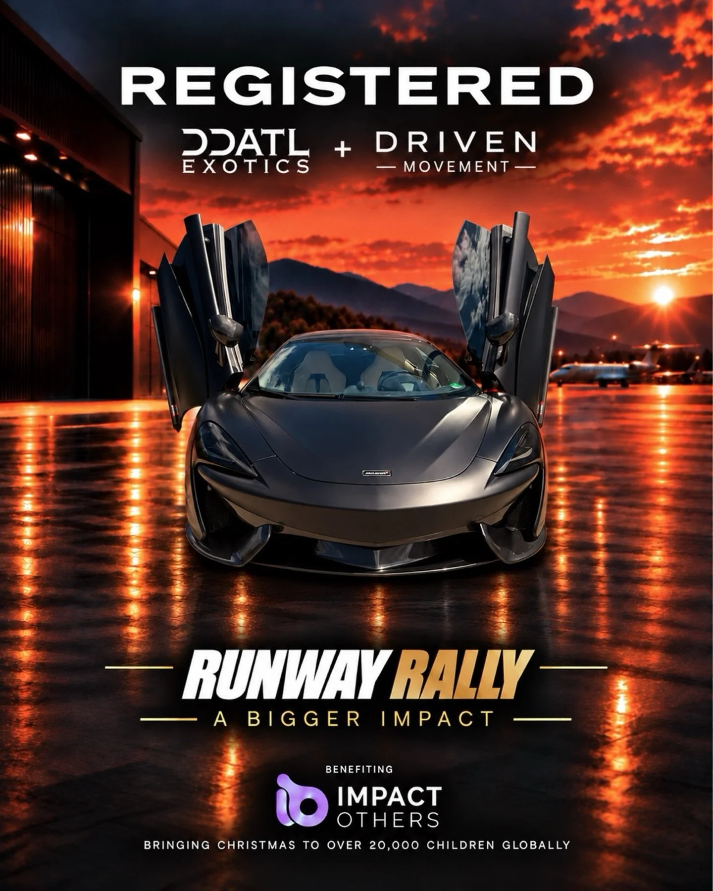 REGISTERED: McLaren 570s Spyder Launch Edition 🔥

Come on out to our Cars &amp; Coffee Kickoff Event at @becausecoffeeco on 10.24.26 to see this one! 

Interested in joining the DDATL + Driven Movement Runway Rally For @impact.others ?

DM for detai