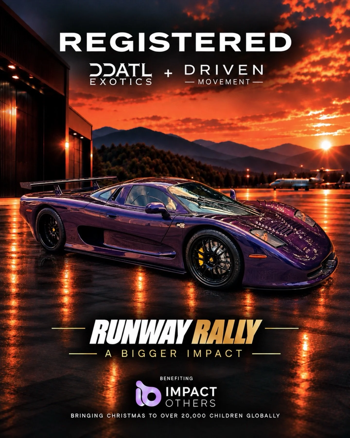 REGISTERED: Mosler MT900S 🔥

Come on out to our Cars &amp; Coffee Kickoff Event at @becausecoffeeco on 10.24.26 to see this one! 

Interested in joining the DDATL + Driven Movement Runway Rally For @impact.others ?

DM for details. Spots limited. 

