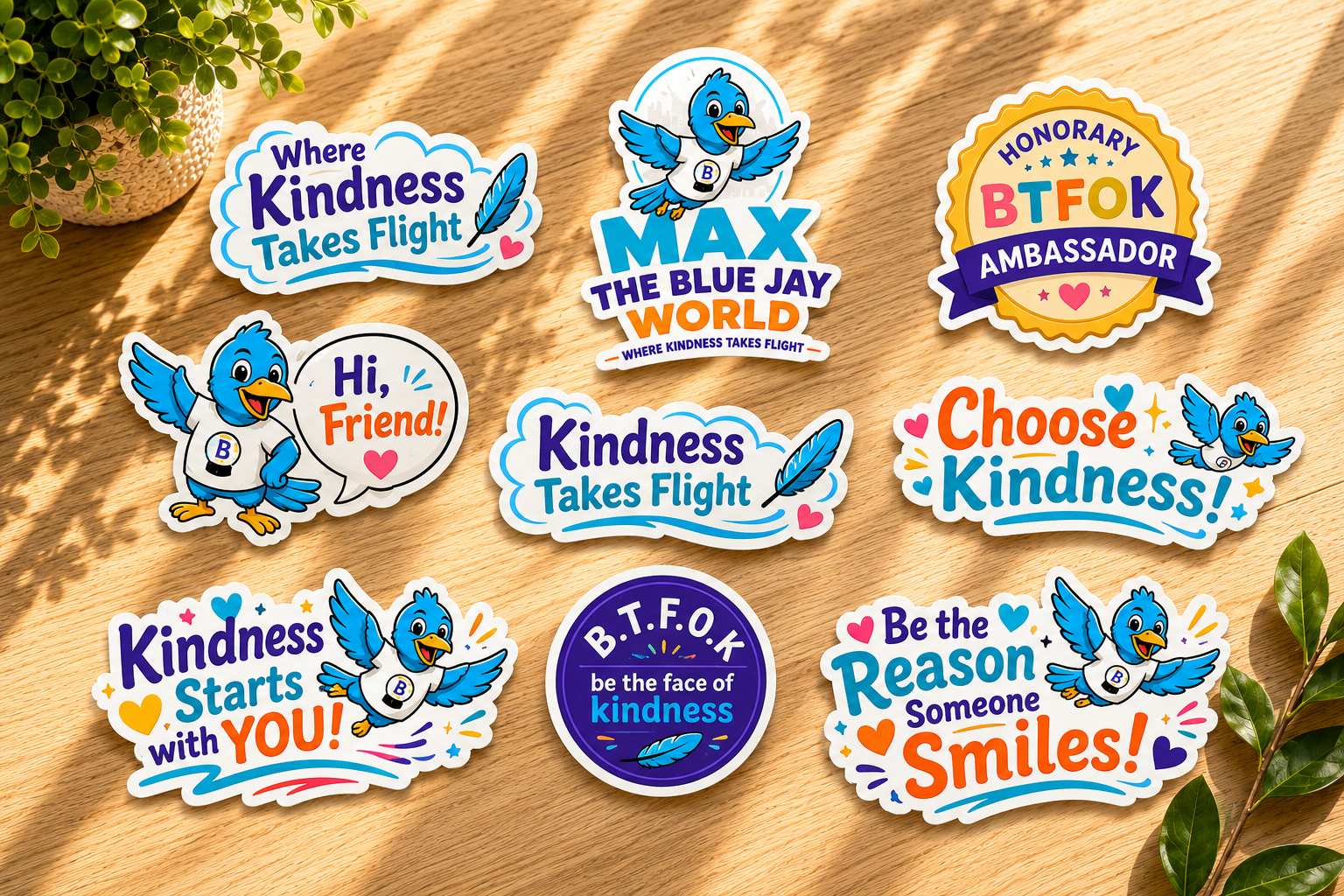 BTFOK™ Kindness Sticker Pack